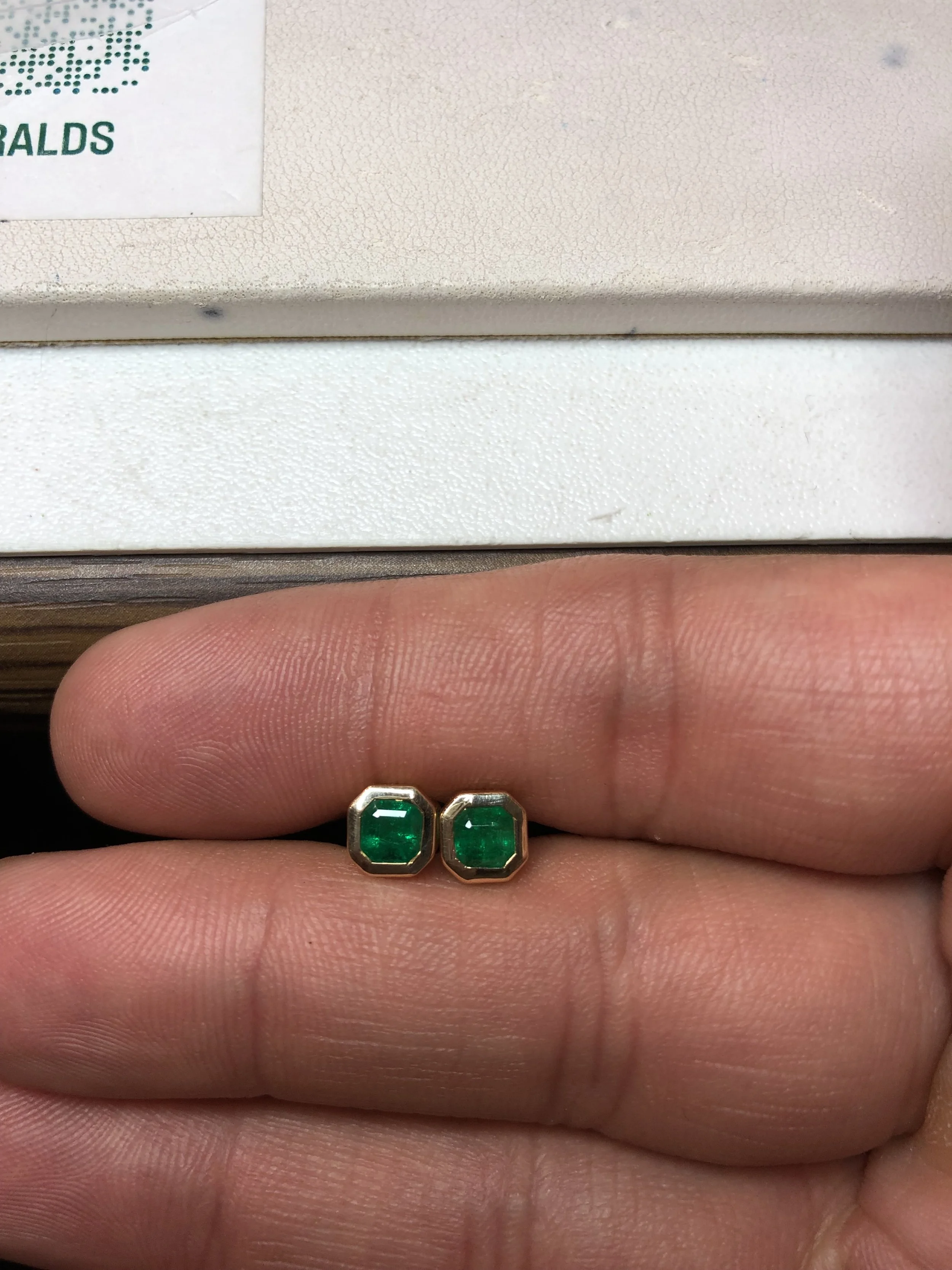 Emerald Studs