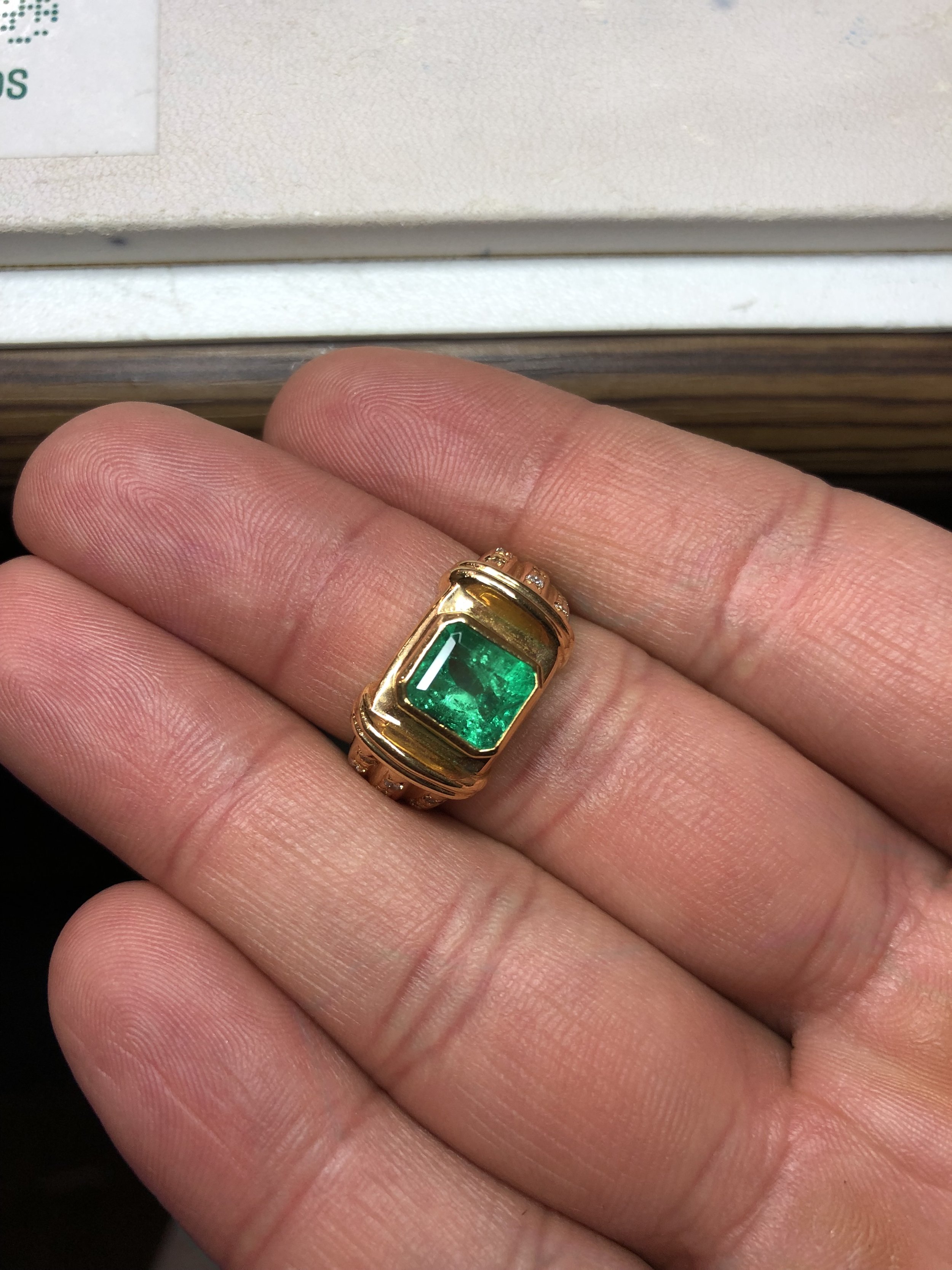 Emerald Gold Ring