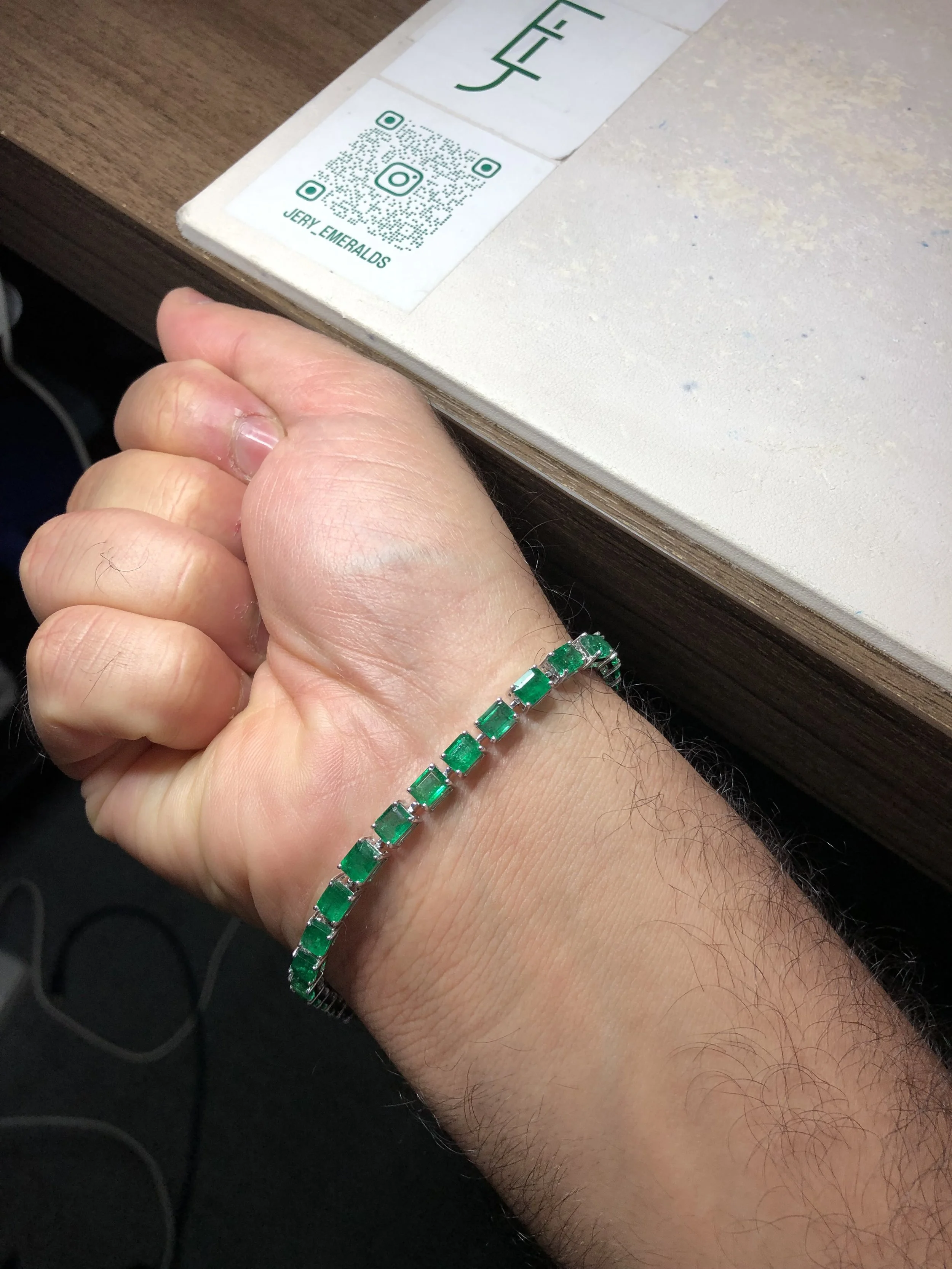 Emerald Tennis Bracelet