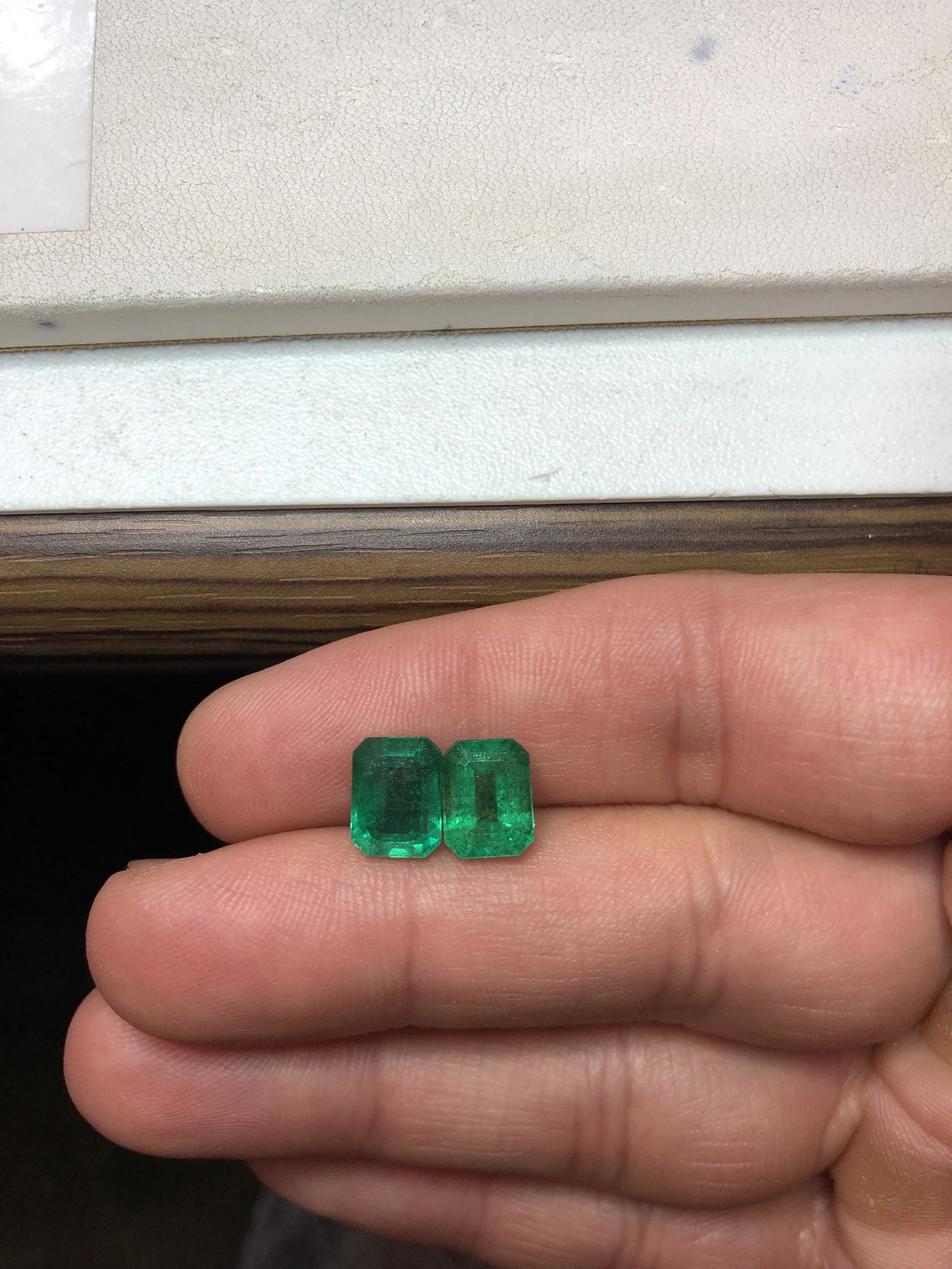 Natural Emerald Pair