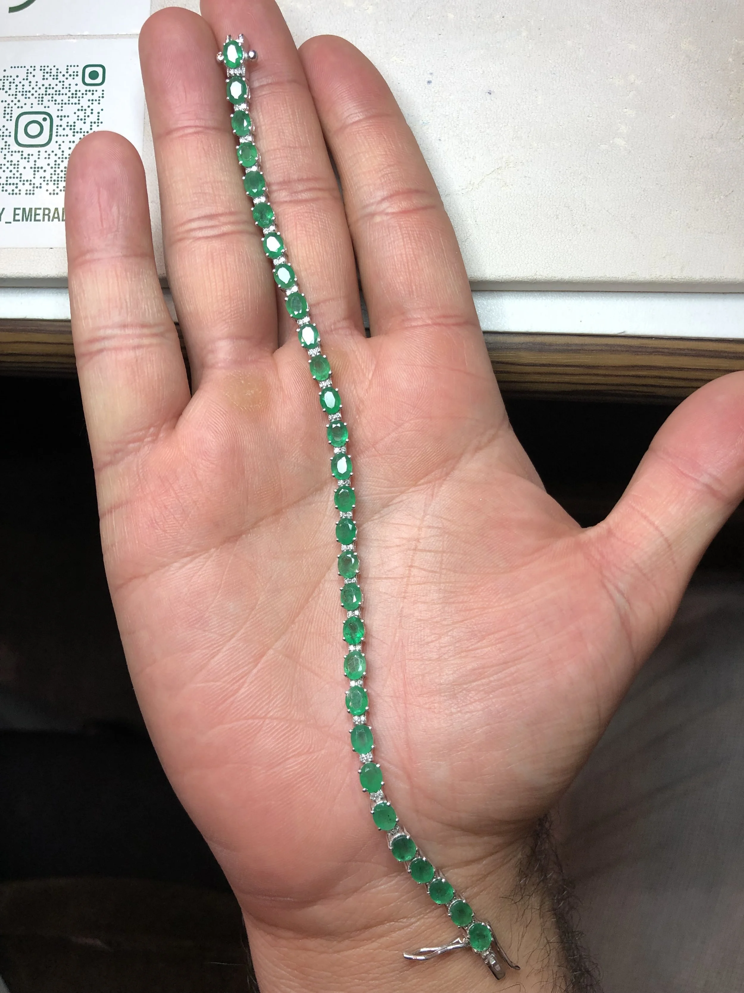 Emerald Tennis Bracelet