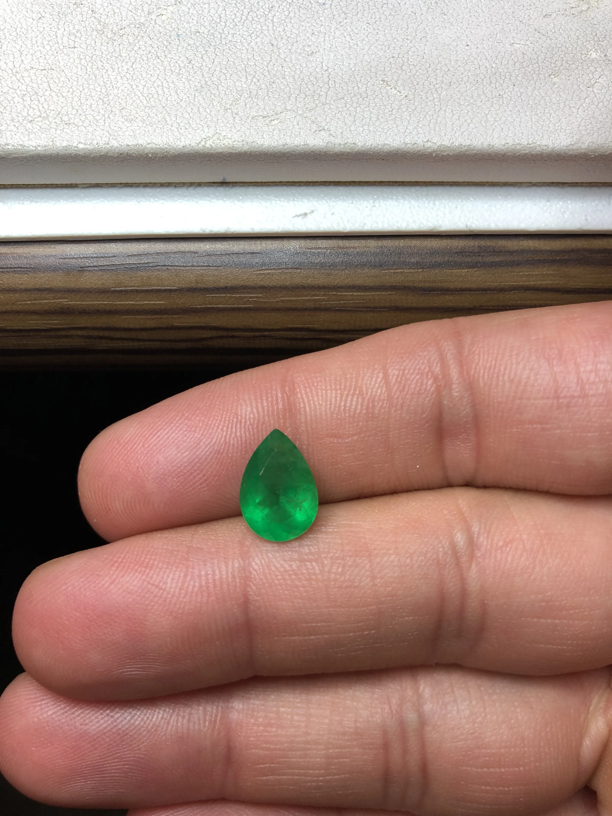 Natural Emerald Pear