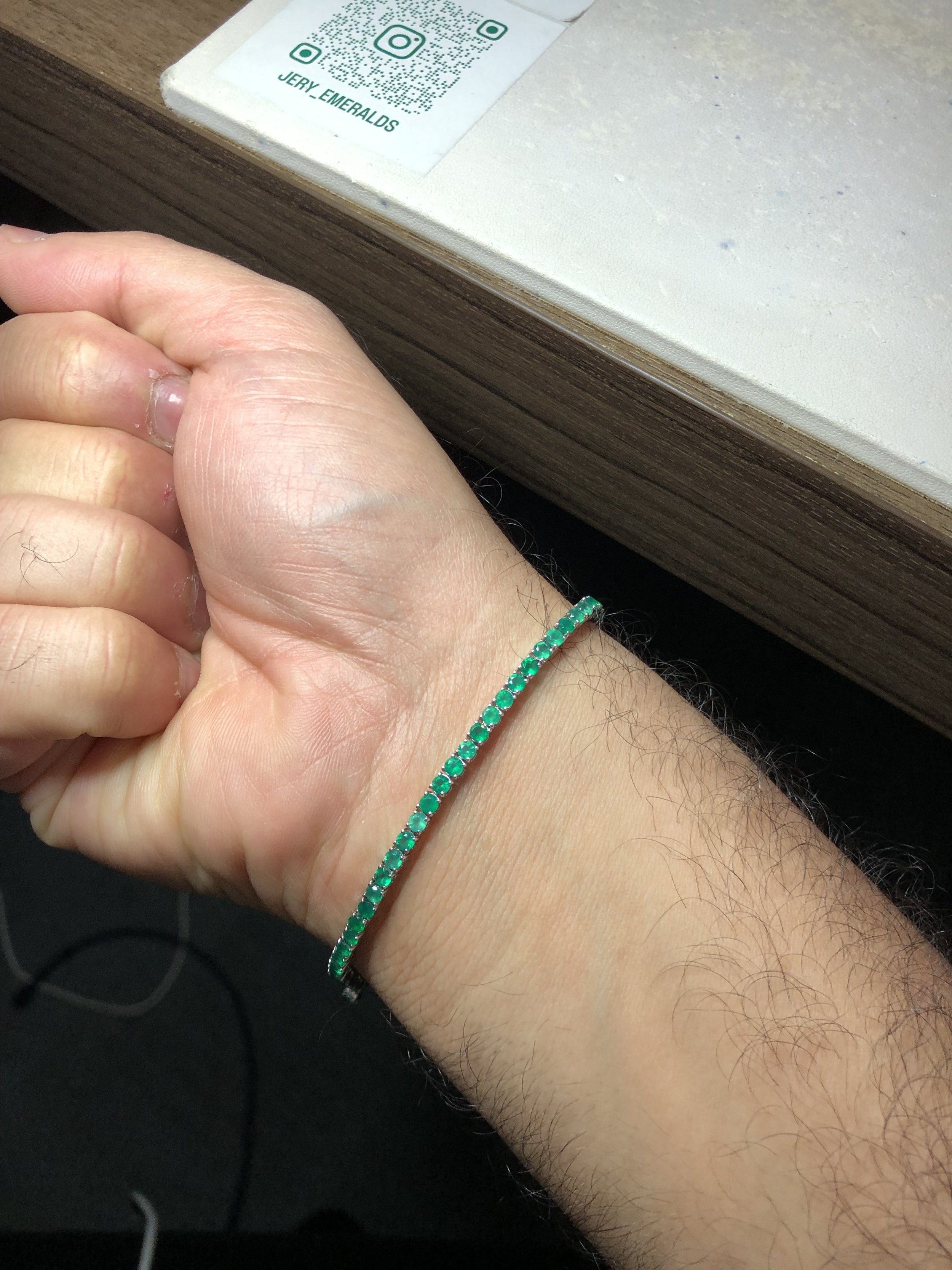 Emerald Tennis Bracelet