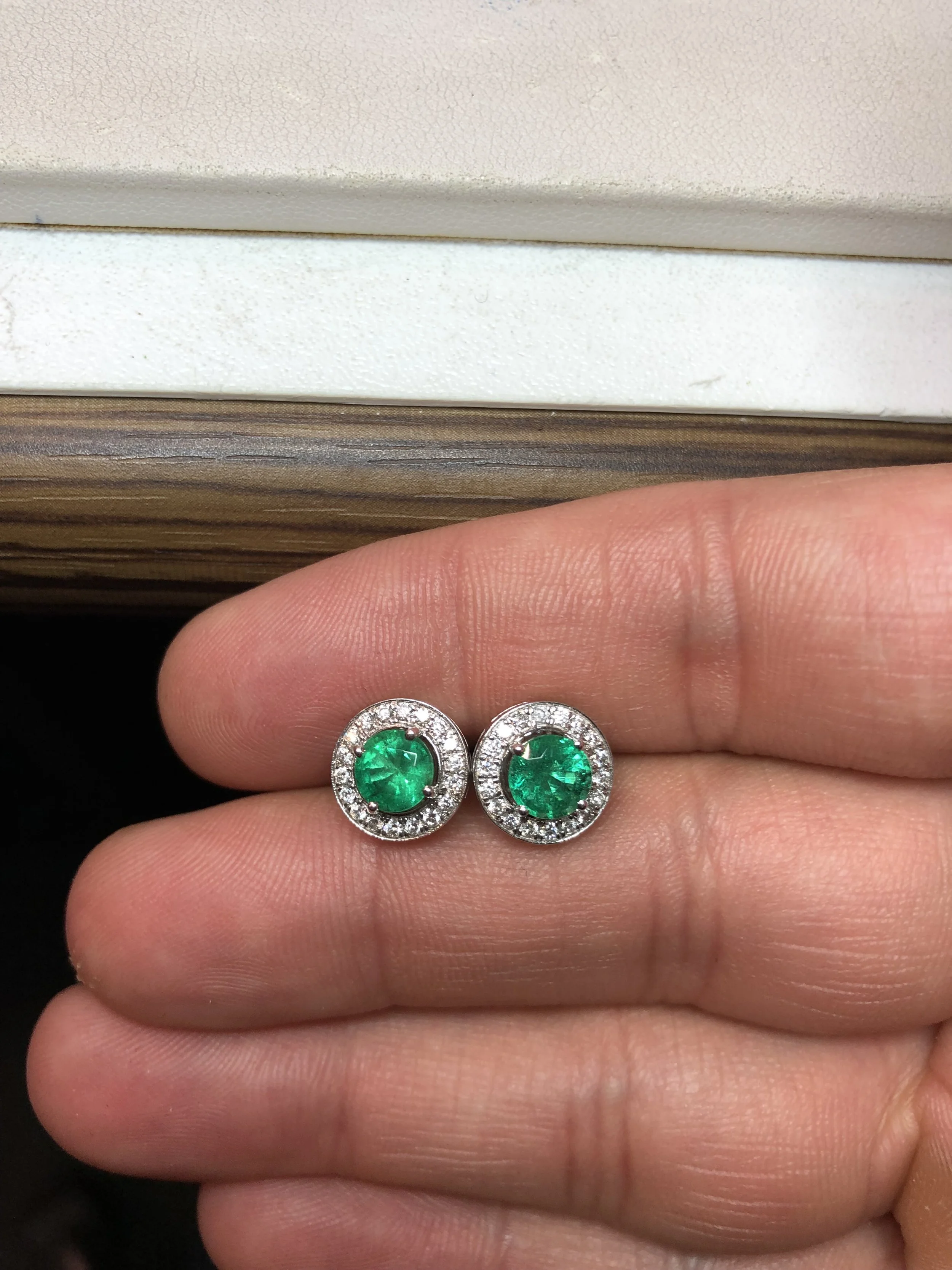 Colombian Emerald Earrings