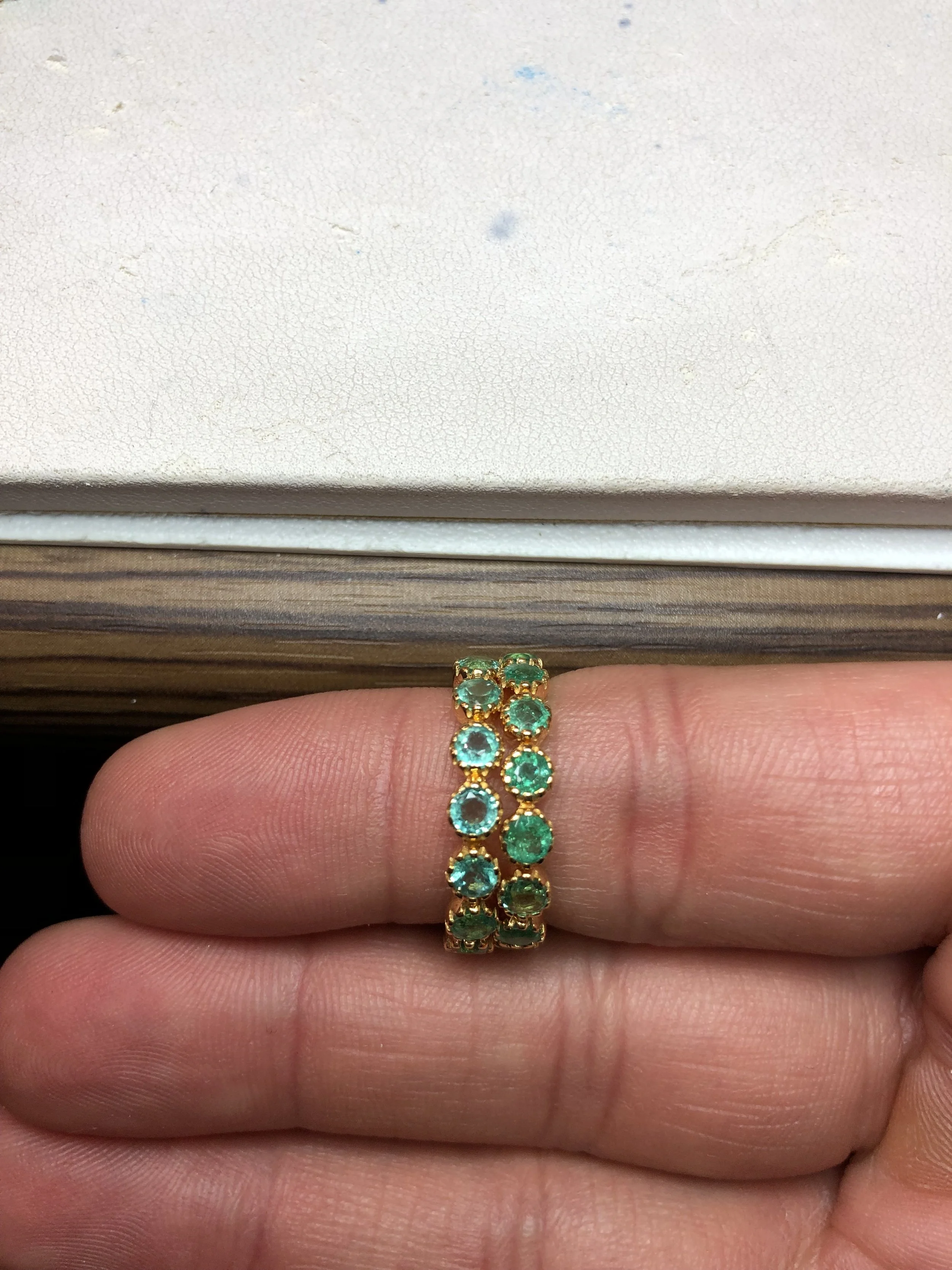 Natural eternity ring