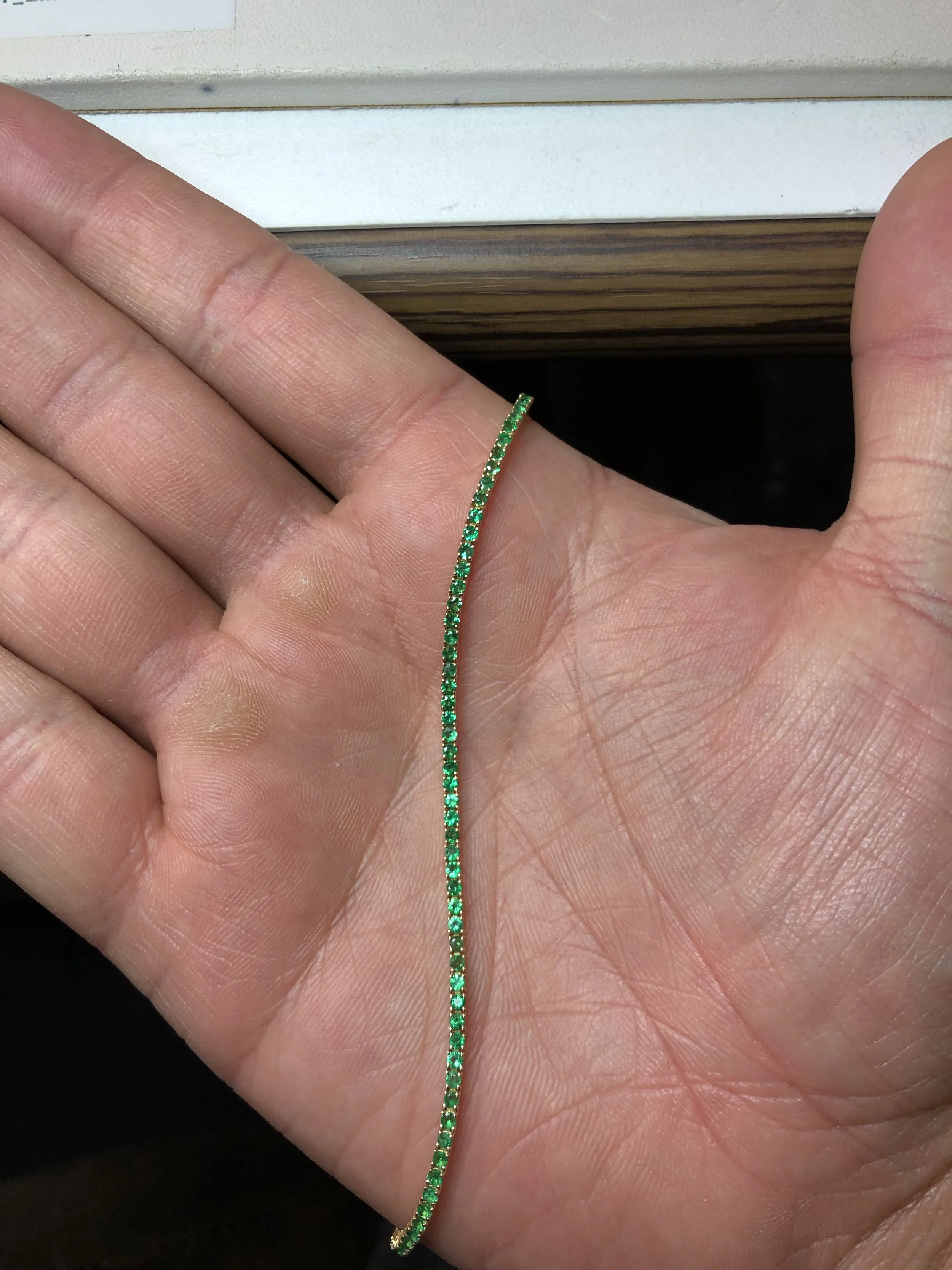 Emerald Tennis Bracelet