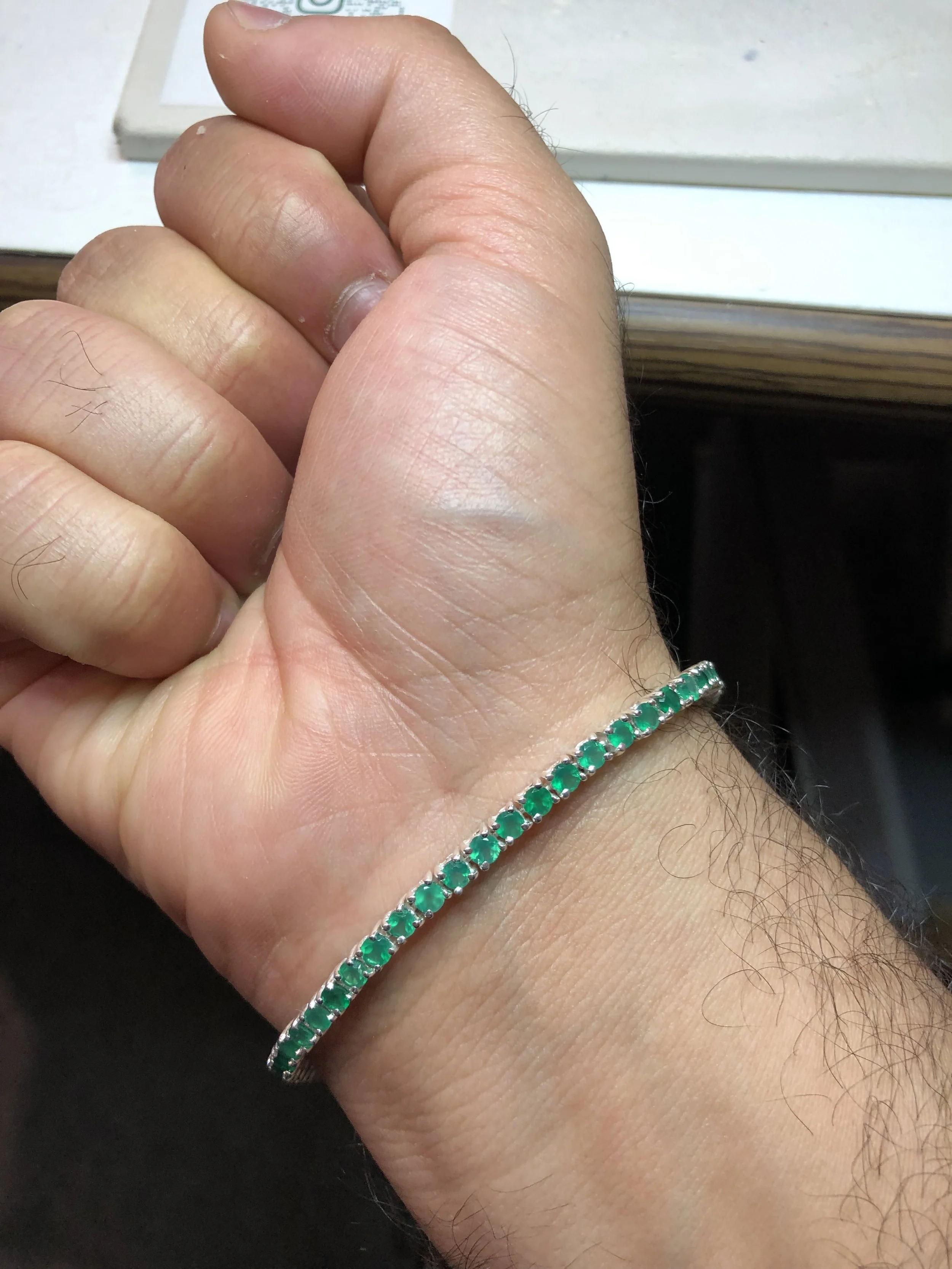 Emerald Tennis Bracelet