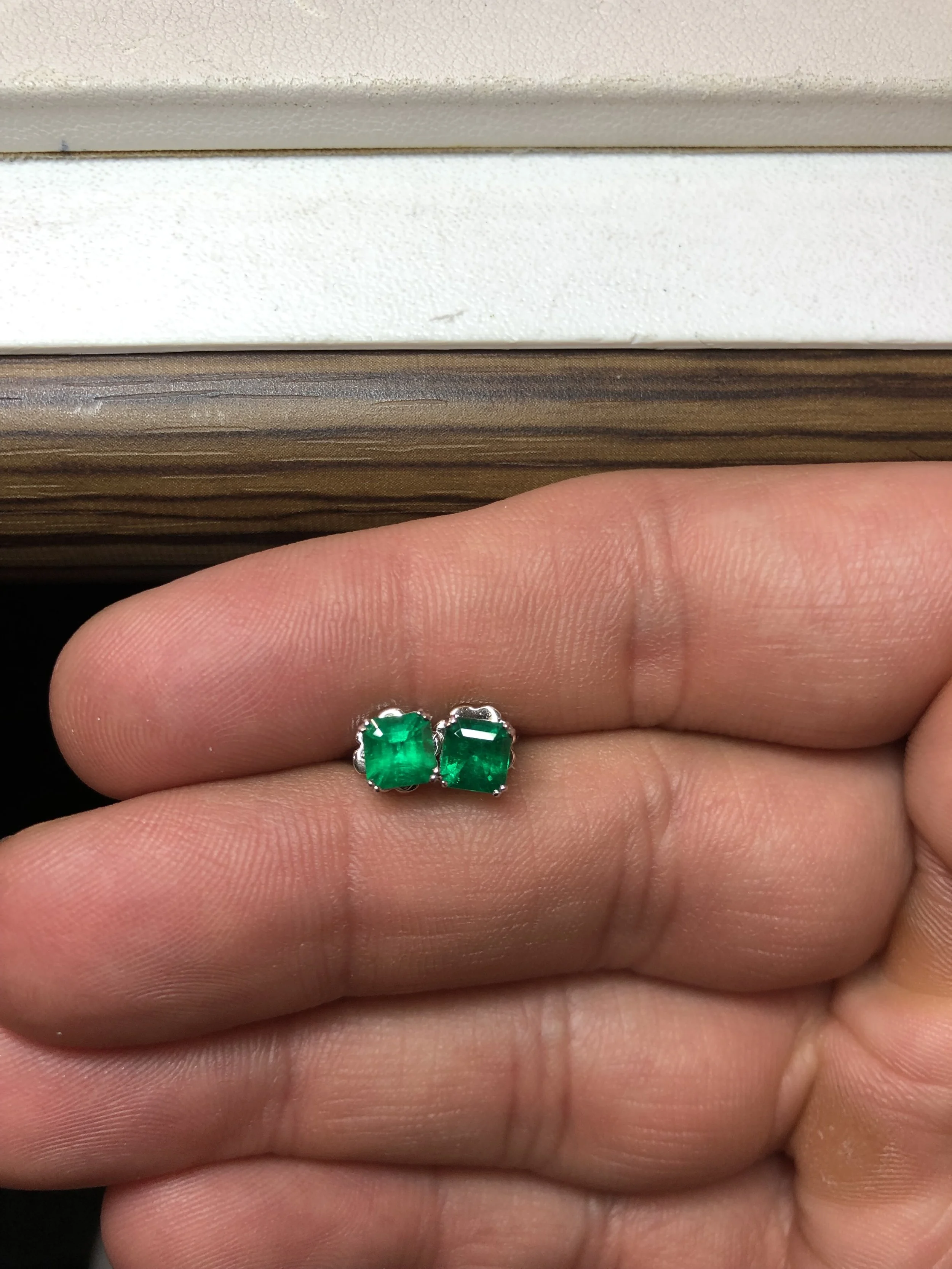 Emerald Studs