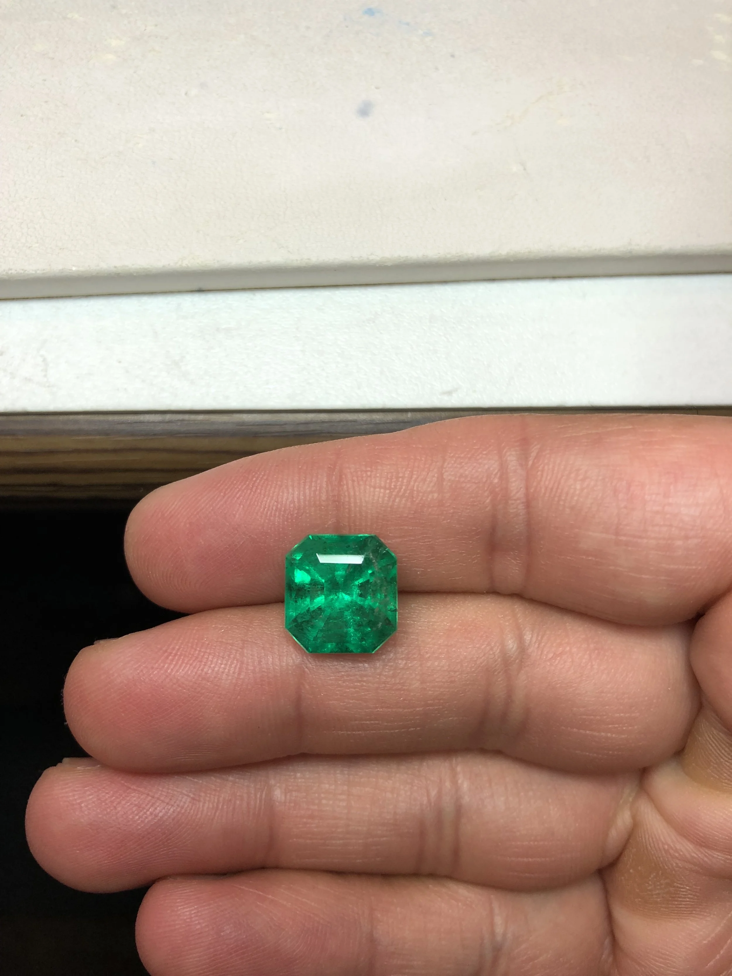 Natural Colombian Emerald Cut