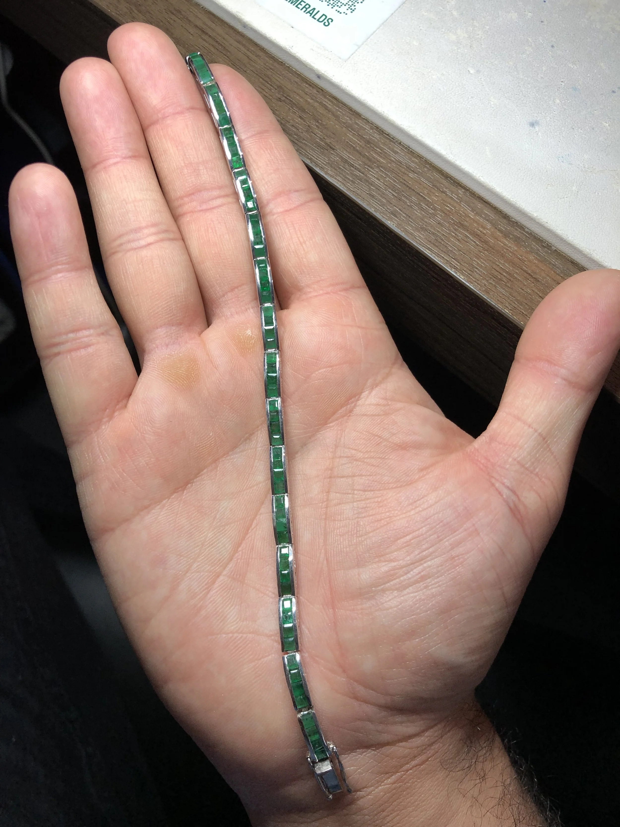 Emerald Tennis Bracelet
