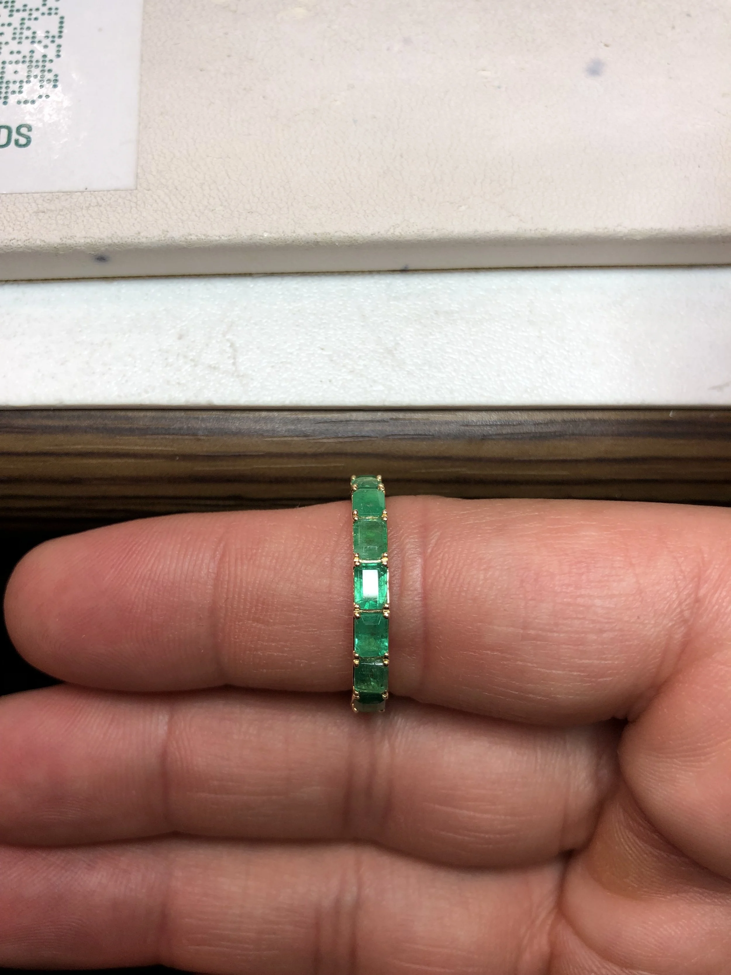 Emerald Eternity Band