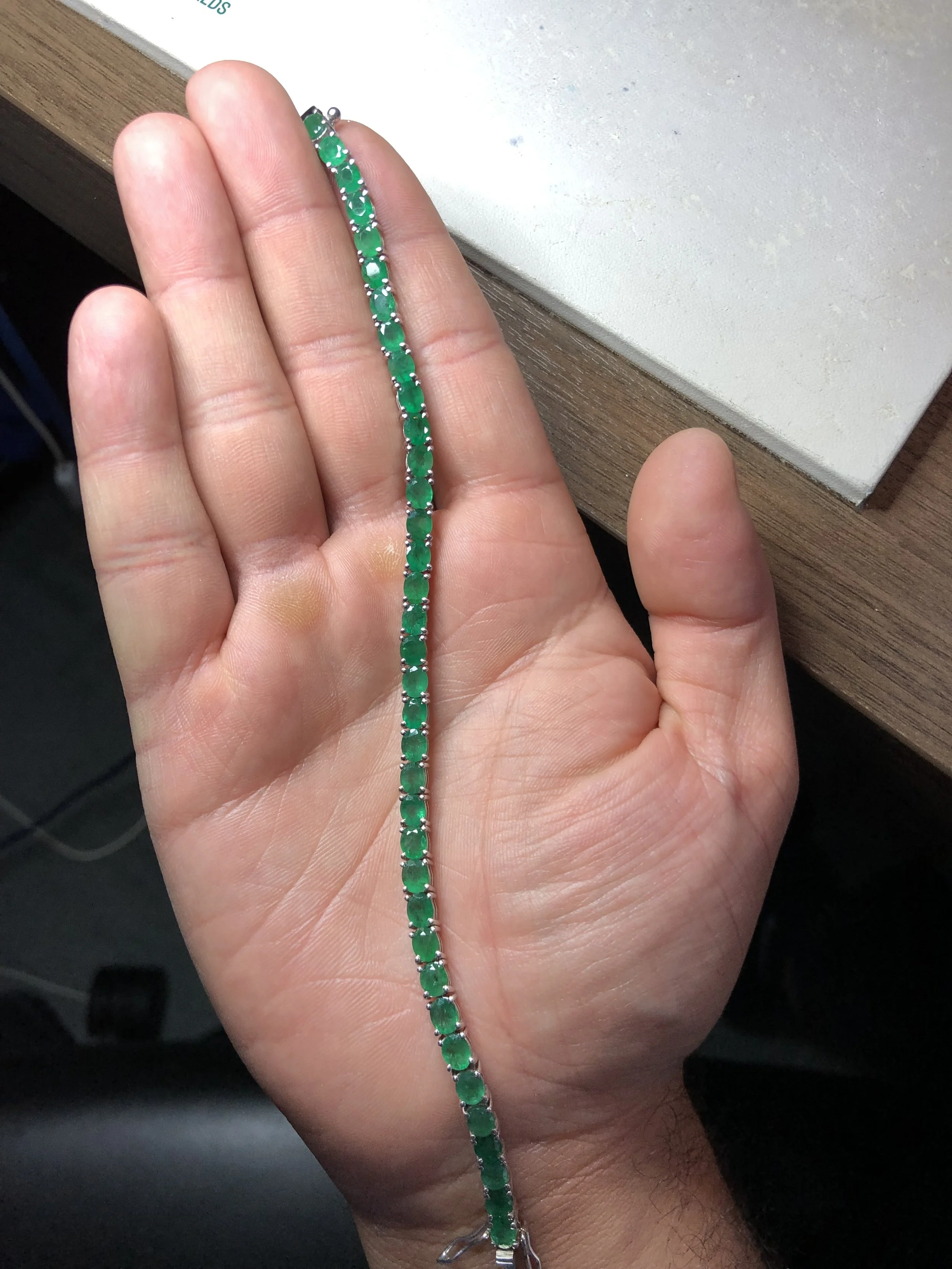 Emerald Tennis Bracelet
