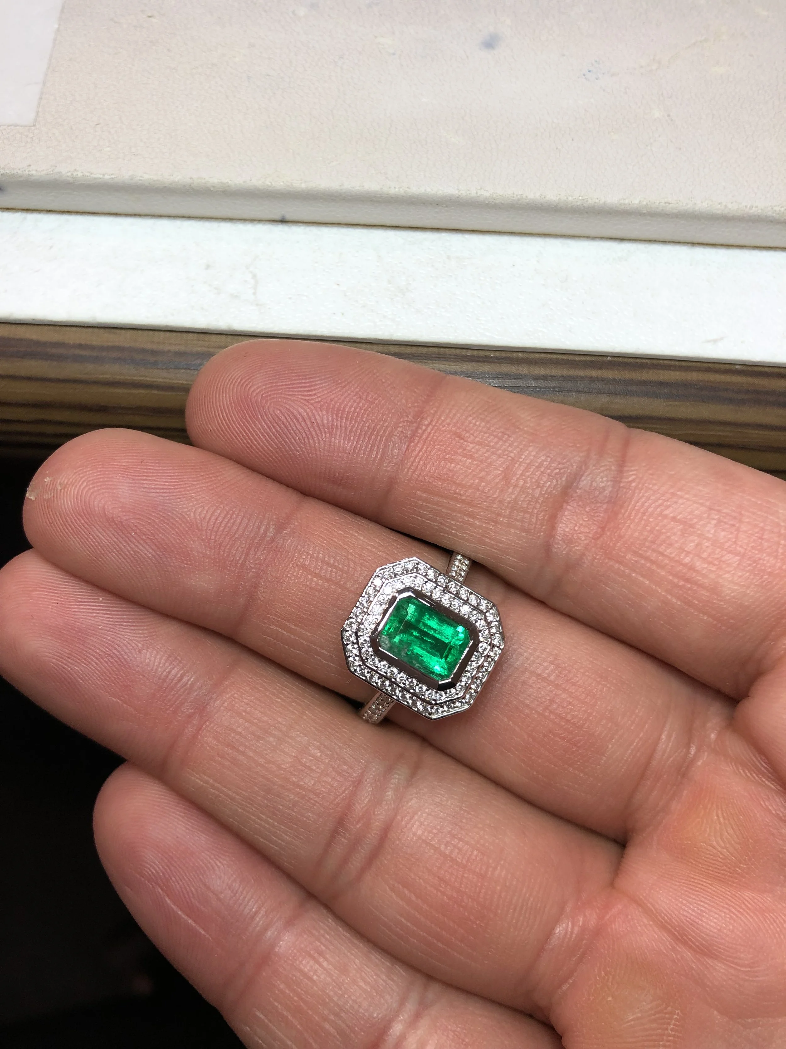 Diamond Emerald Ring