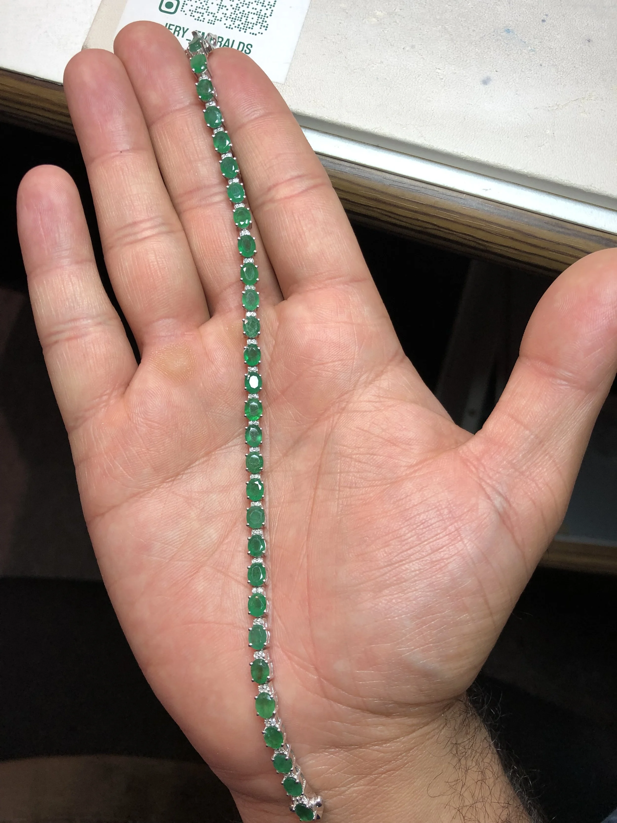 Emerald Tennis Bracelet