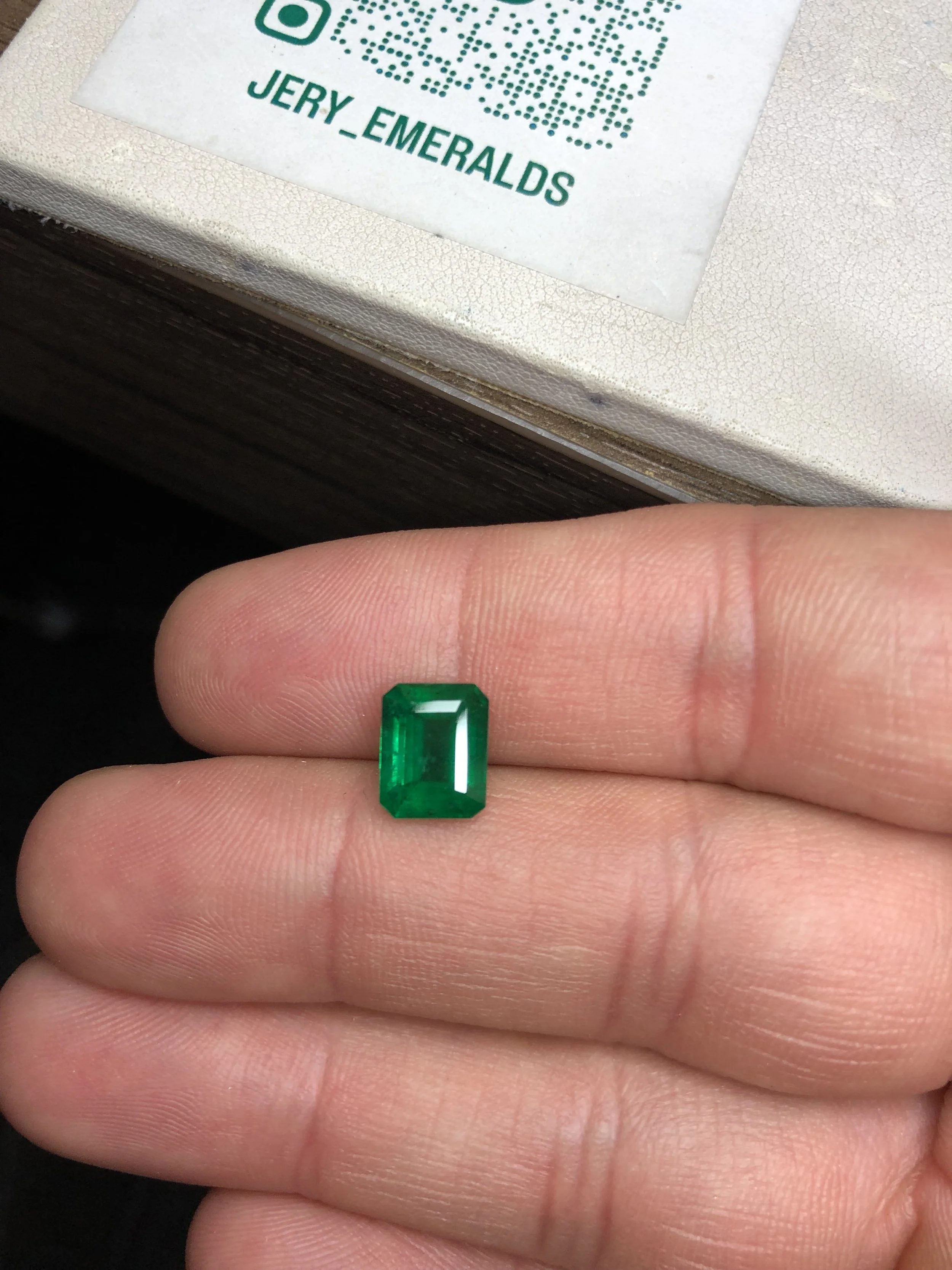 Natural Emerald Elongated