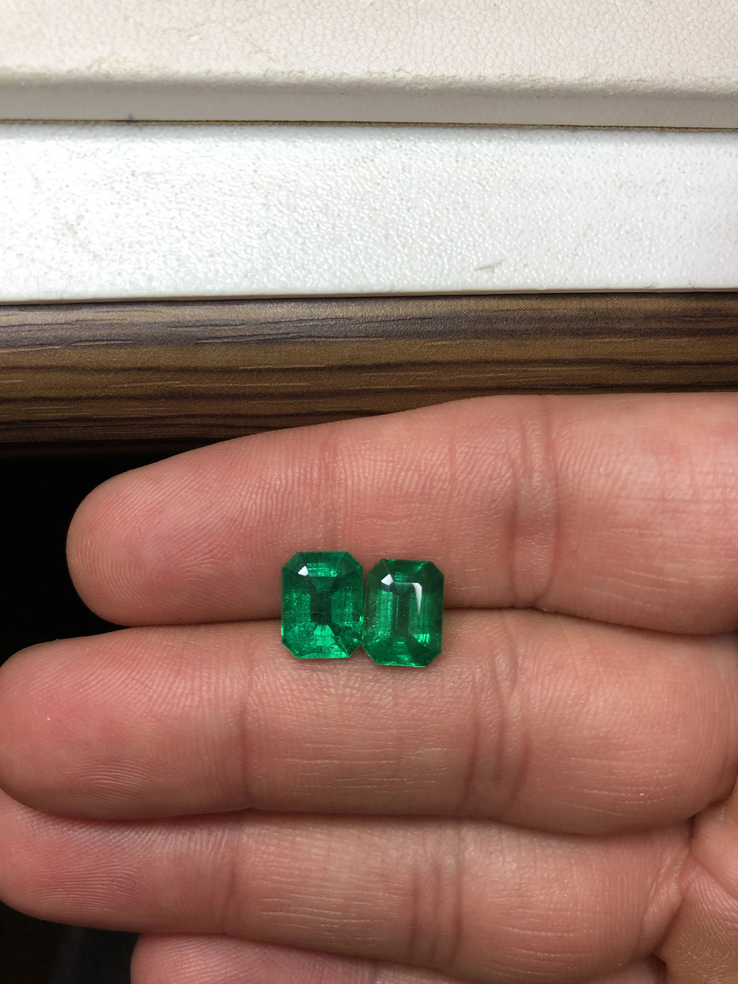 Natural Emerald Pair