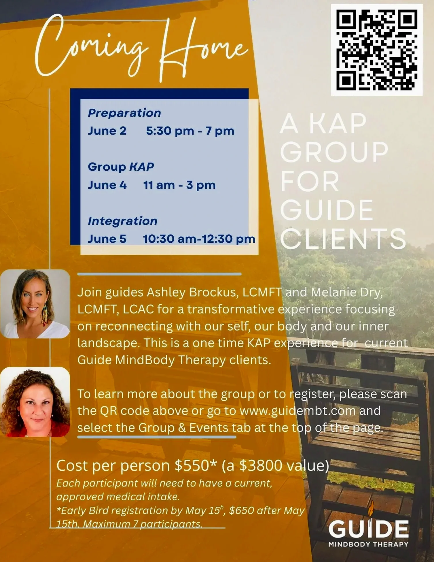 Coming Home KAP Group for Guide MBT Clients