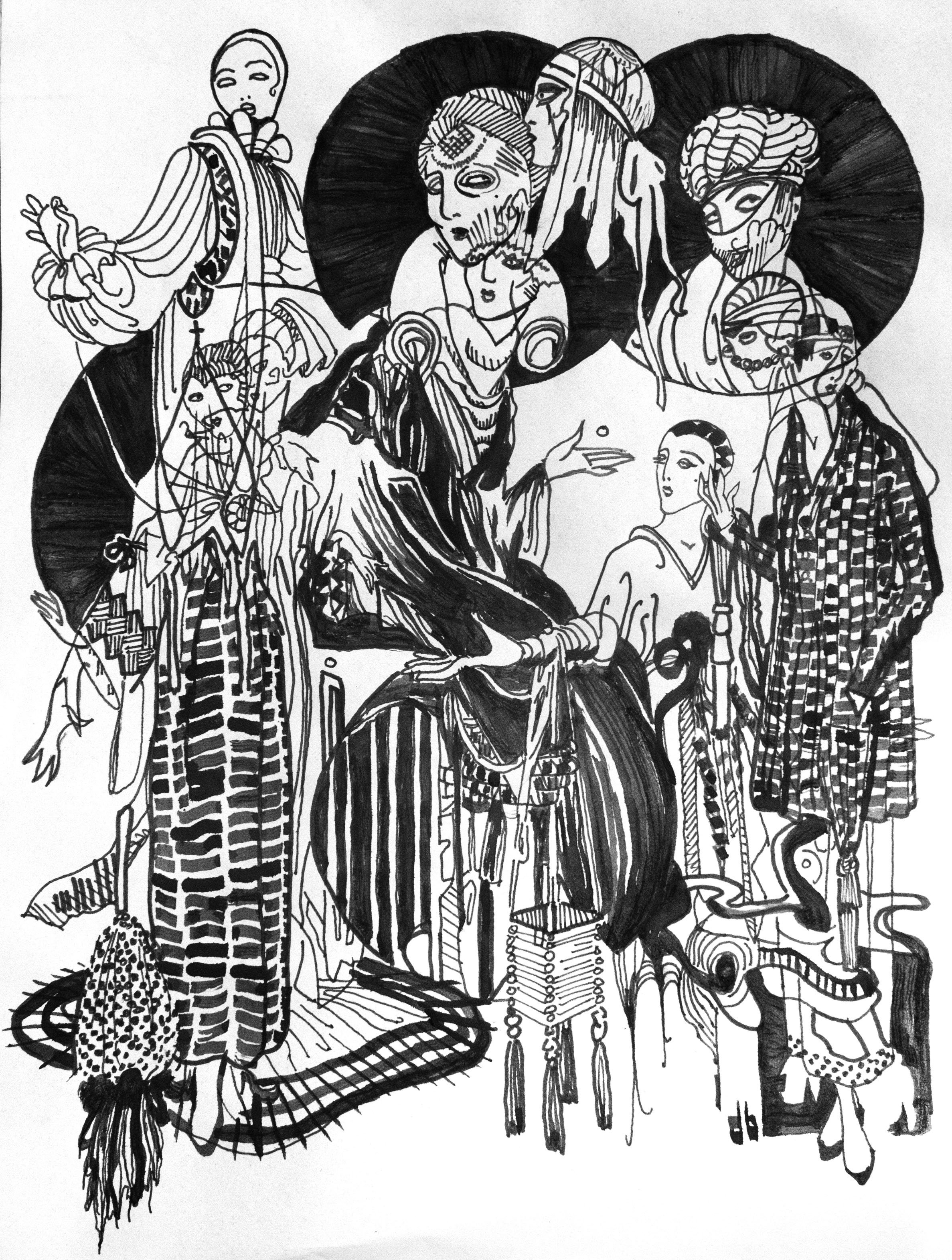 Erte Studies #1