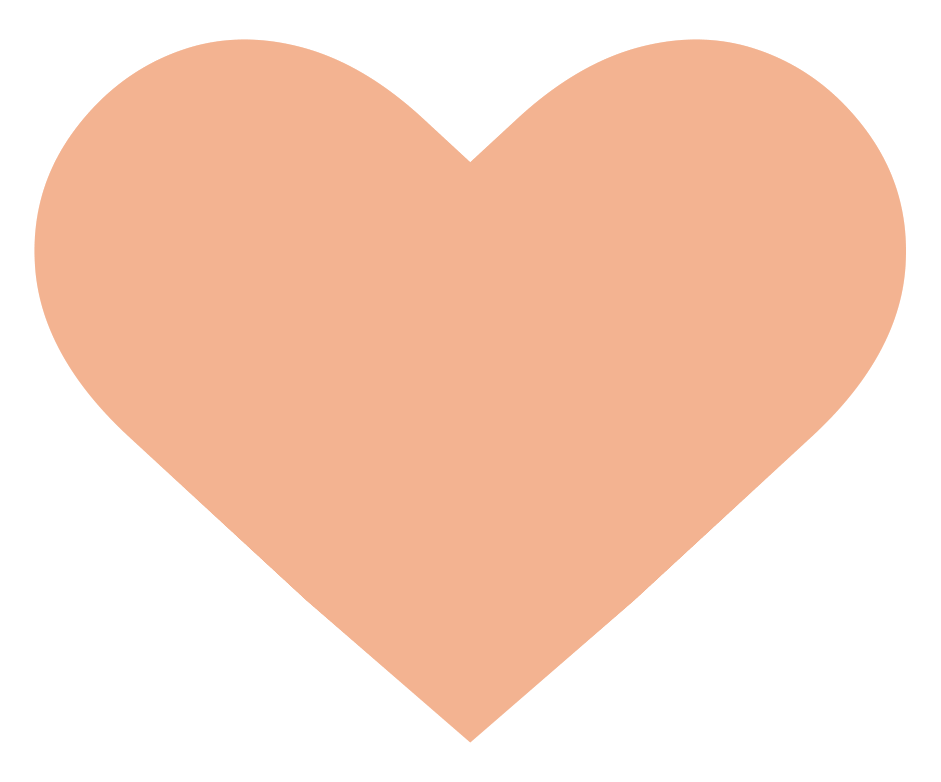 Pink heart shape