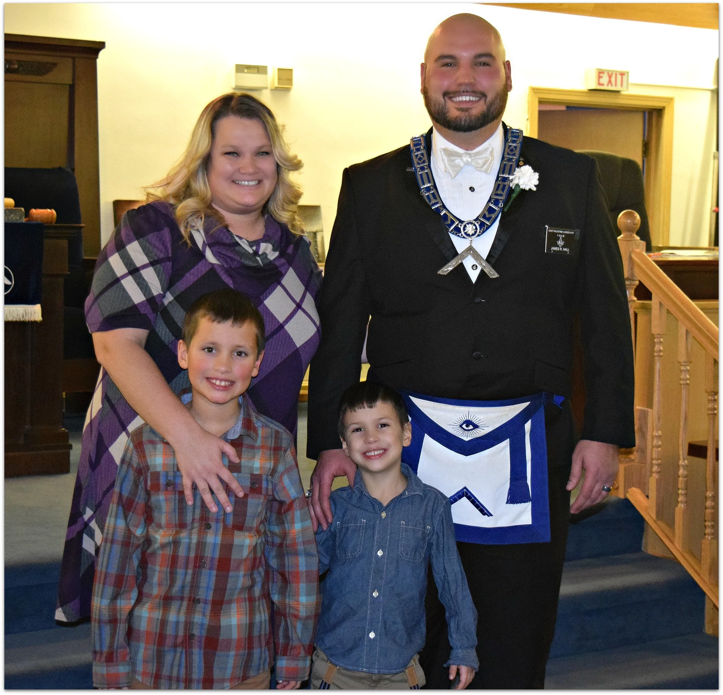 The Hall's at Jim's Installation as Master of East Palestine 417