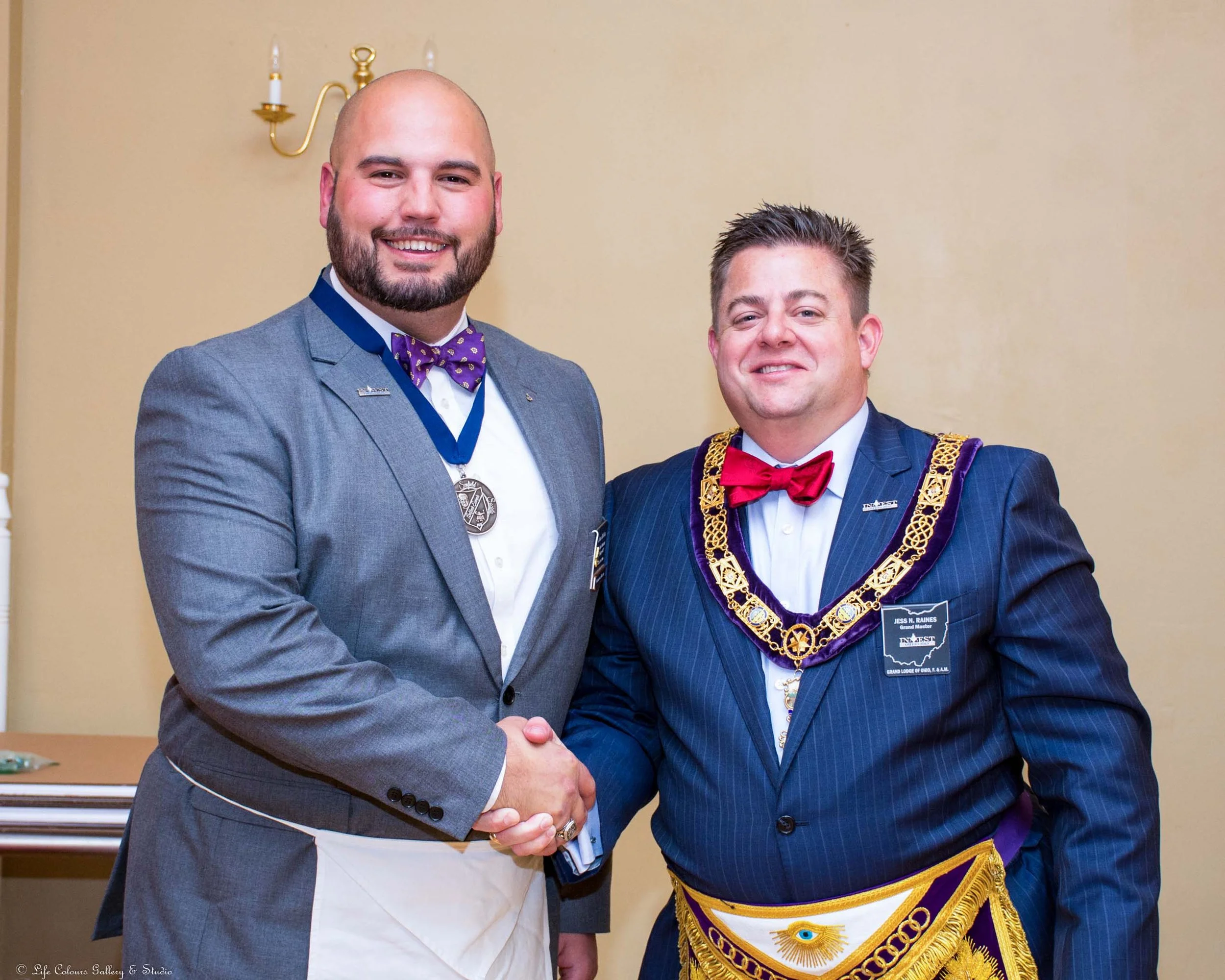 Receiving the Master of the Craft from MWB Jess Raines