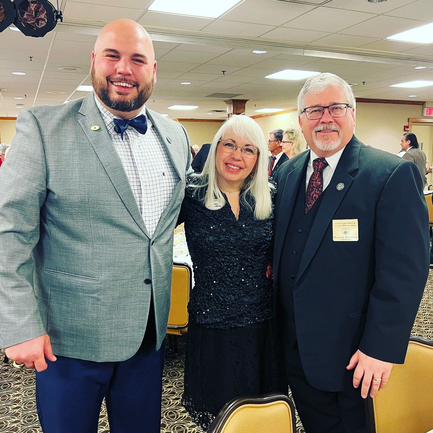 RWB Mike McCandlish & wife Becky at the Grand Masters Reception.