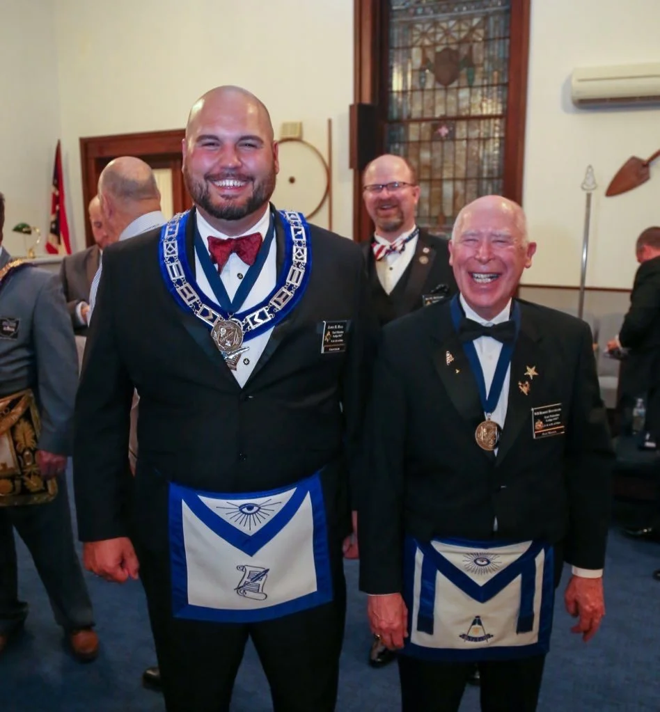 Jim with friend and mentor WB Bob Batchelor
