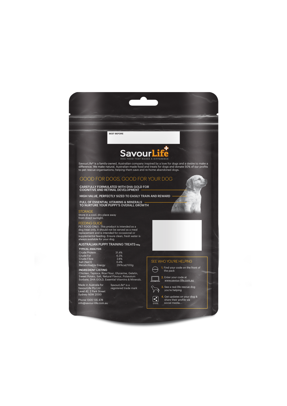 SavourLife Australian Puppy Training Treats 165g — Impeccable K9