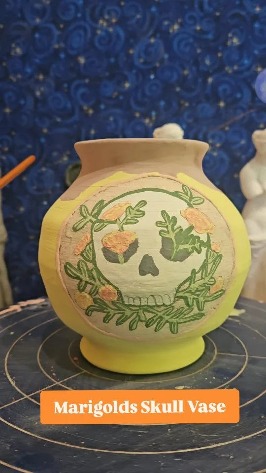 I recently took a trimming class and learned to throw feet on the bottom of my pots after shaping! It's such a small detail, but a good foot truly completes a pot. A game changer for me and how I compose my pots!
.
I am finally making great pottery a