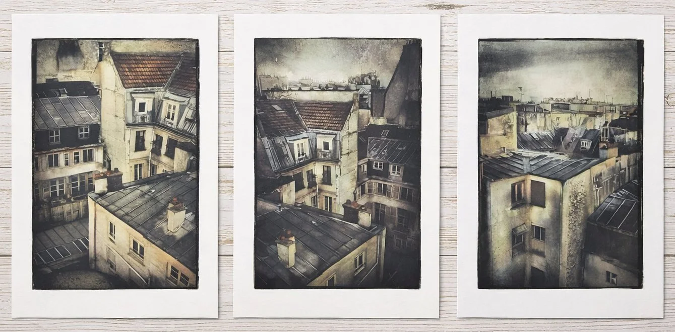 Paris Rooftops (set of 3)