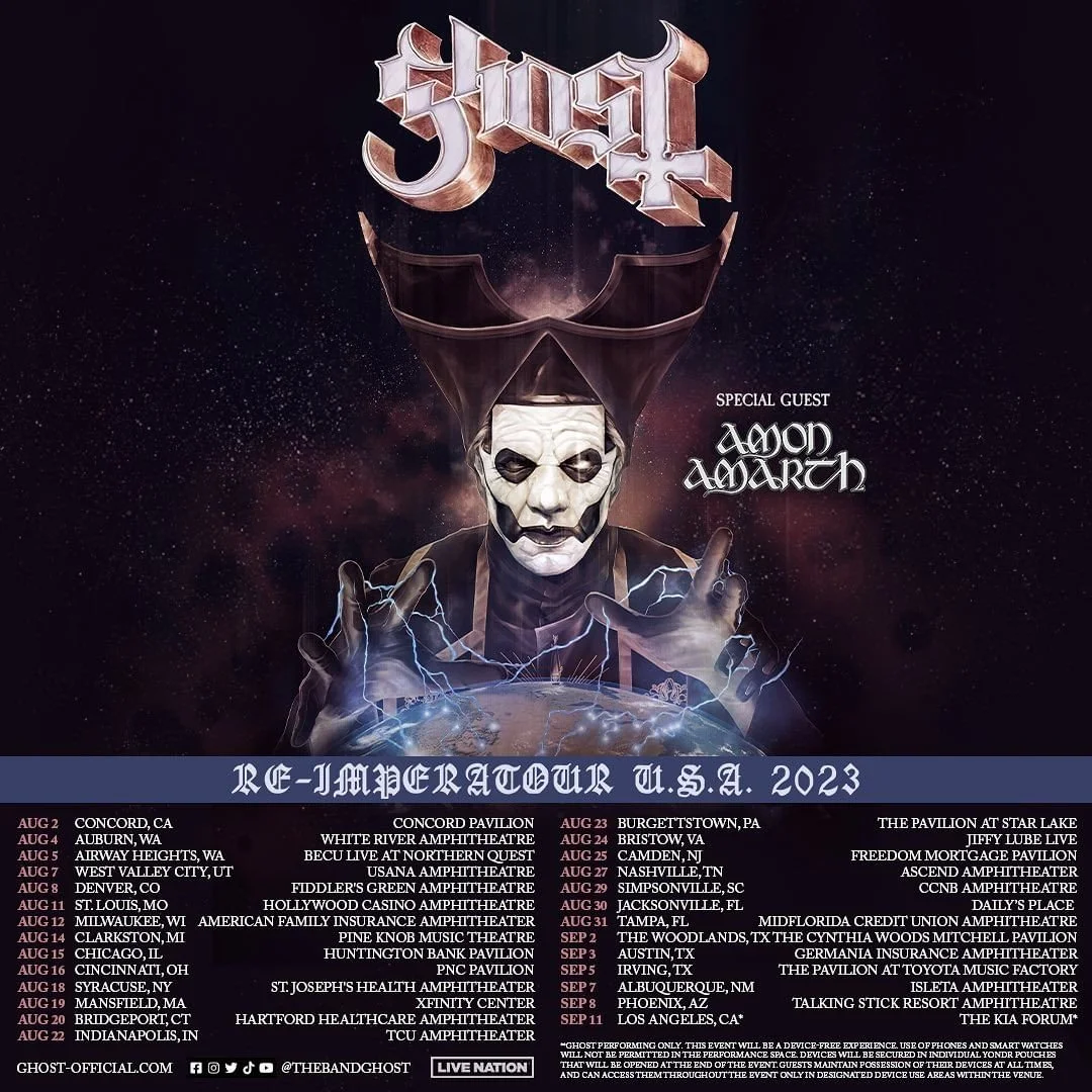 AMON AMARTH JOINS GHOST TOUR