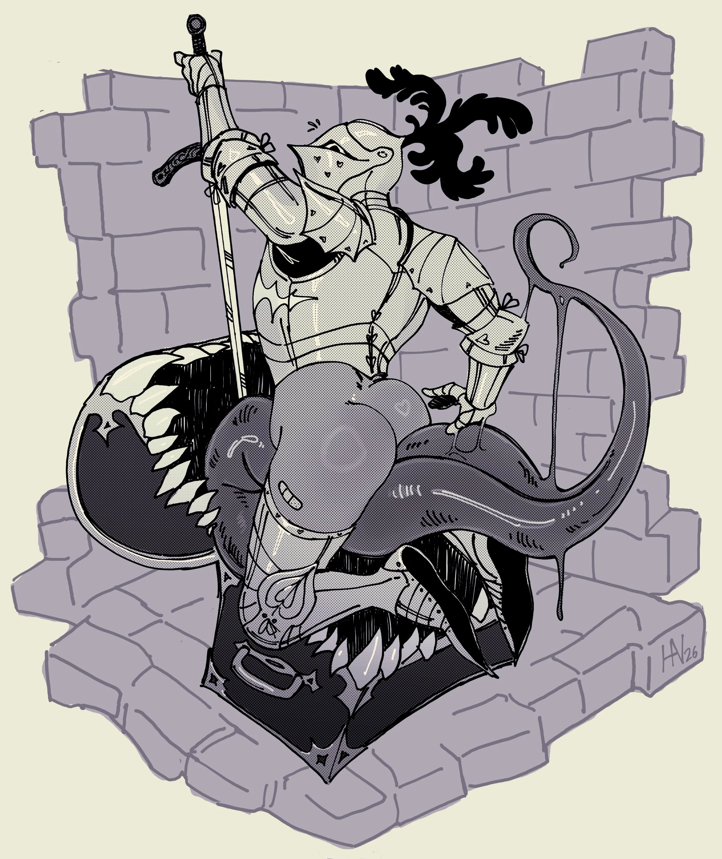 CAUGHT, 2026, Digital Illustration