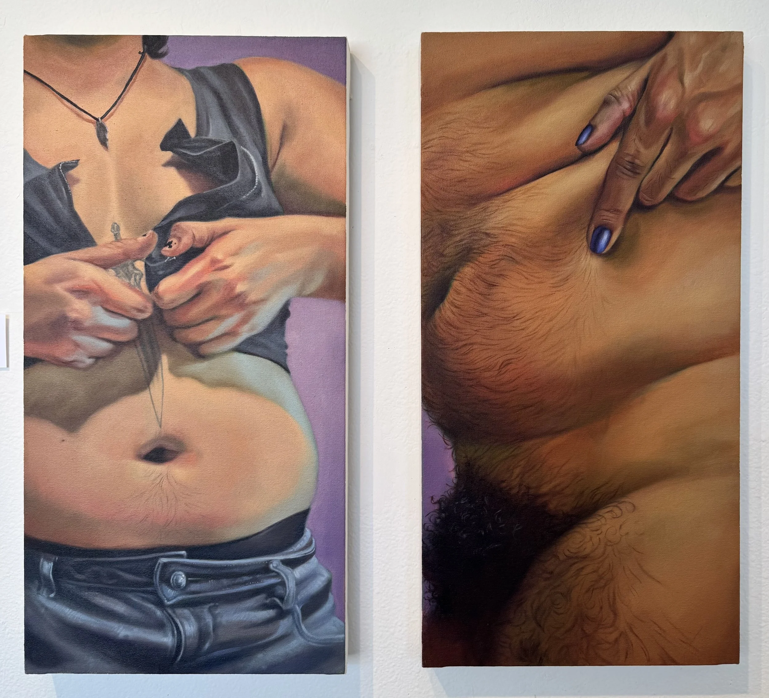 Twinned Transition (Year 1 of 5), 2026, Oil on Canvas, 24"x 30"