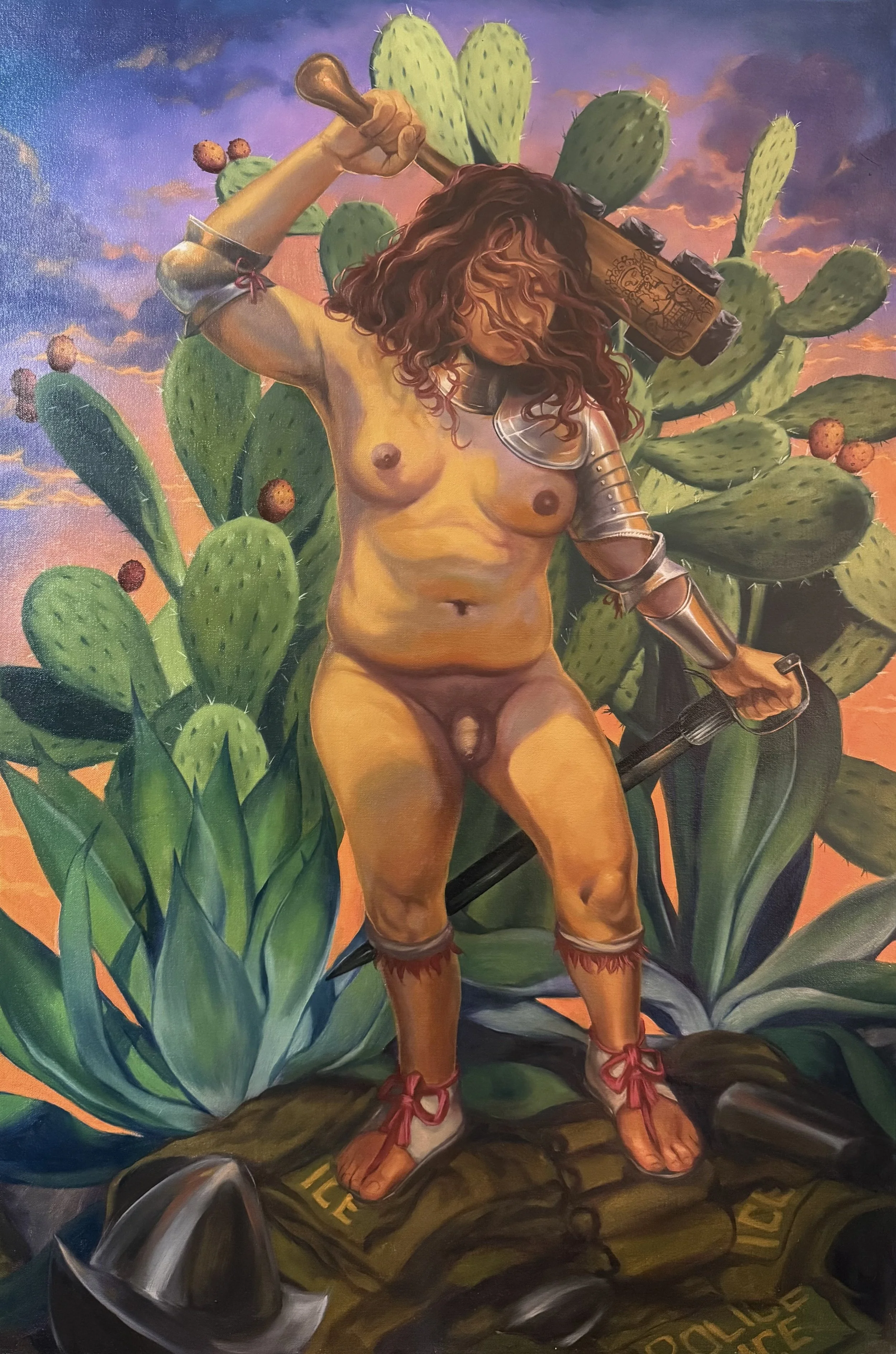 All Who Came Before Me, 2026, Oil on Canvas, 24"x 36"