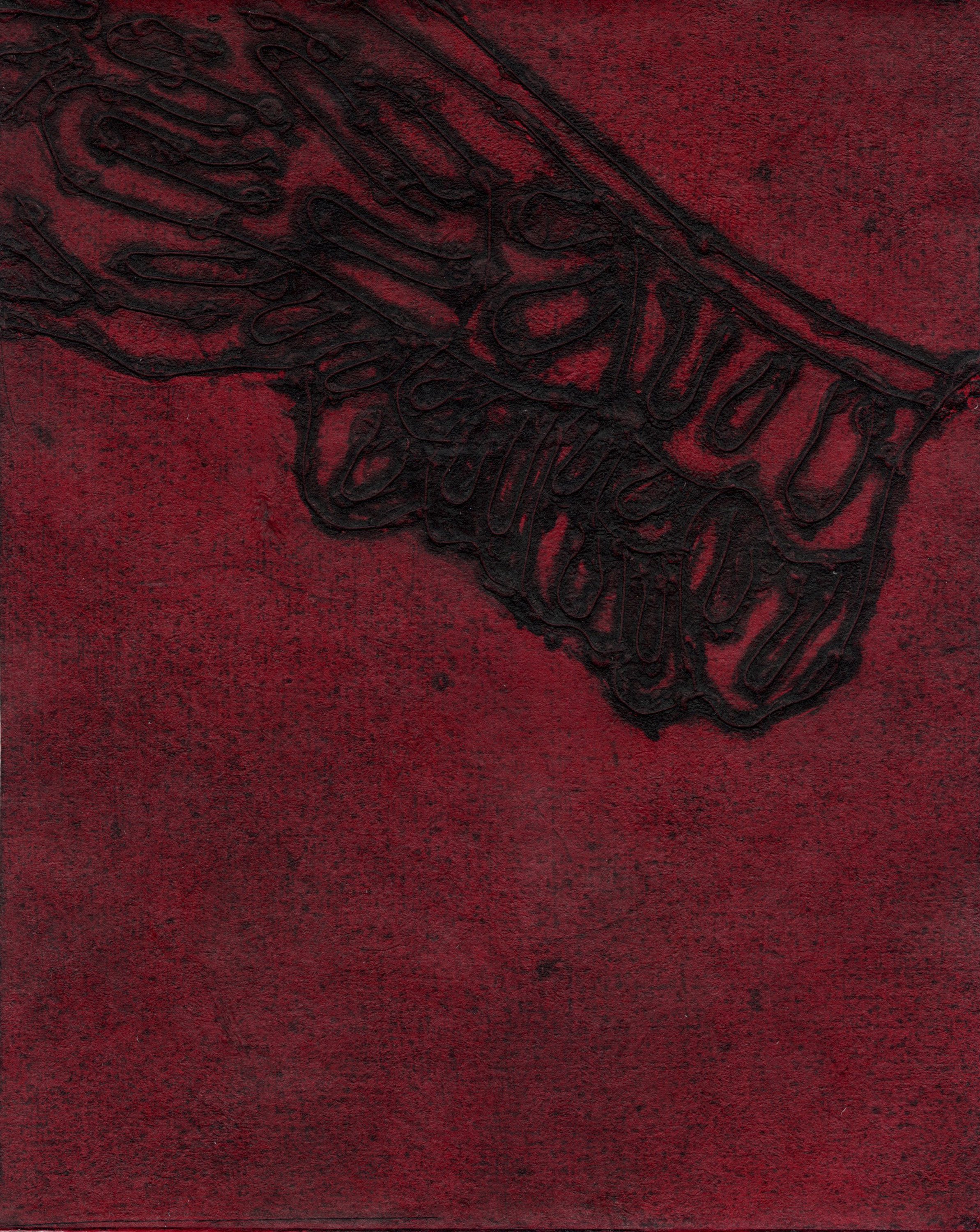 Untitled (2023) - Collagraph and chine-collé