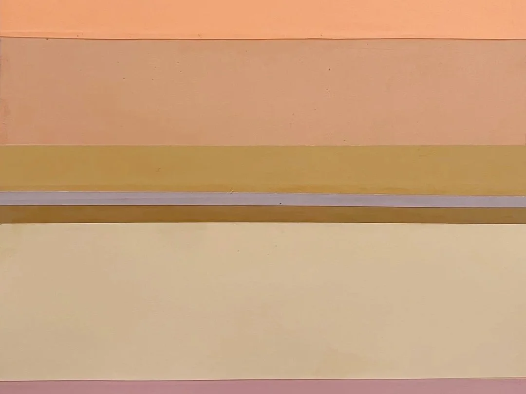 One of Two 10x 9 Color-Aid Collage, 2026, Color-aid paper, glue, on 14h x 17w paper (detail)