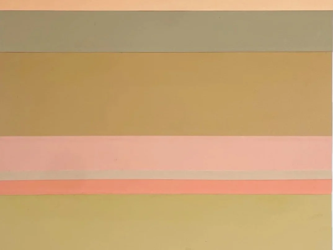Two of Two 10x 9 Color-Aid Collage, 2026, Color-aid paper, glue, on 14h x 17w paper (detail)