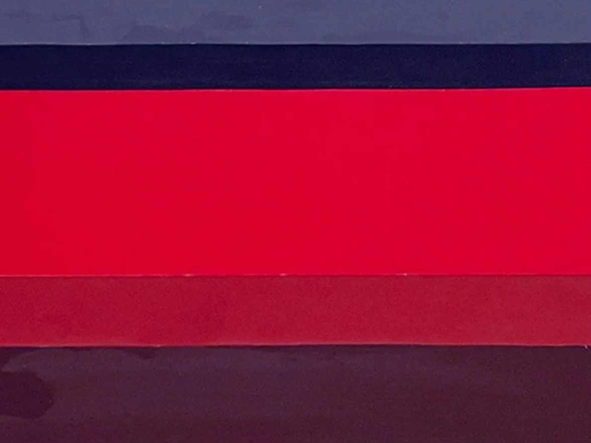 3 of 3 10 x 9 Color-Aid Collage, 2026, Color-aid paper, glue, on 14h x 17w paper (detail)