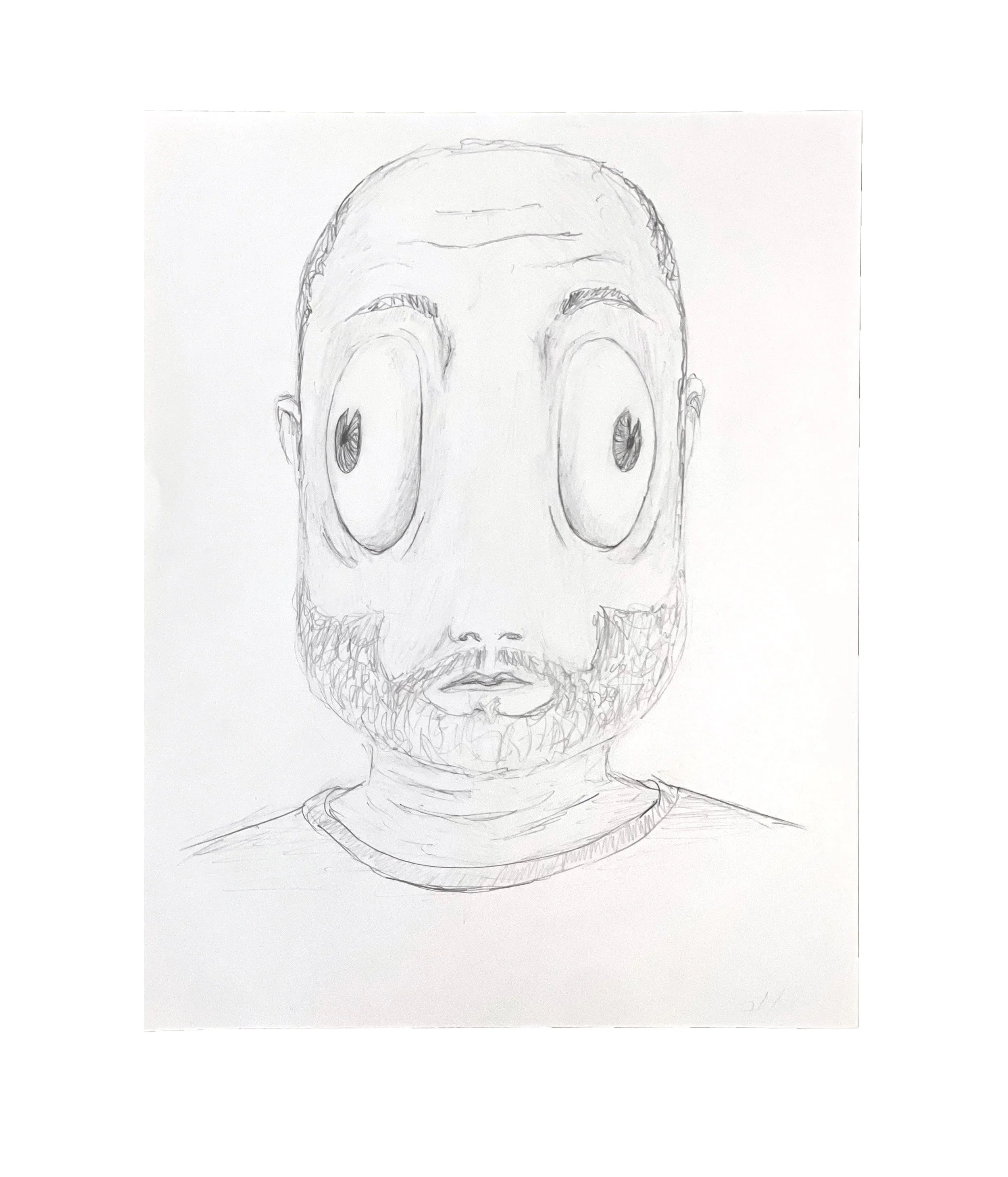 Jarhead, 11 x 8.5, graphite pencil on paper, 2026