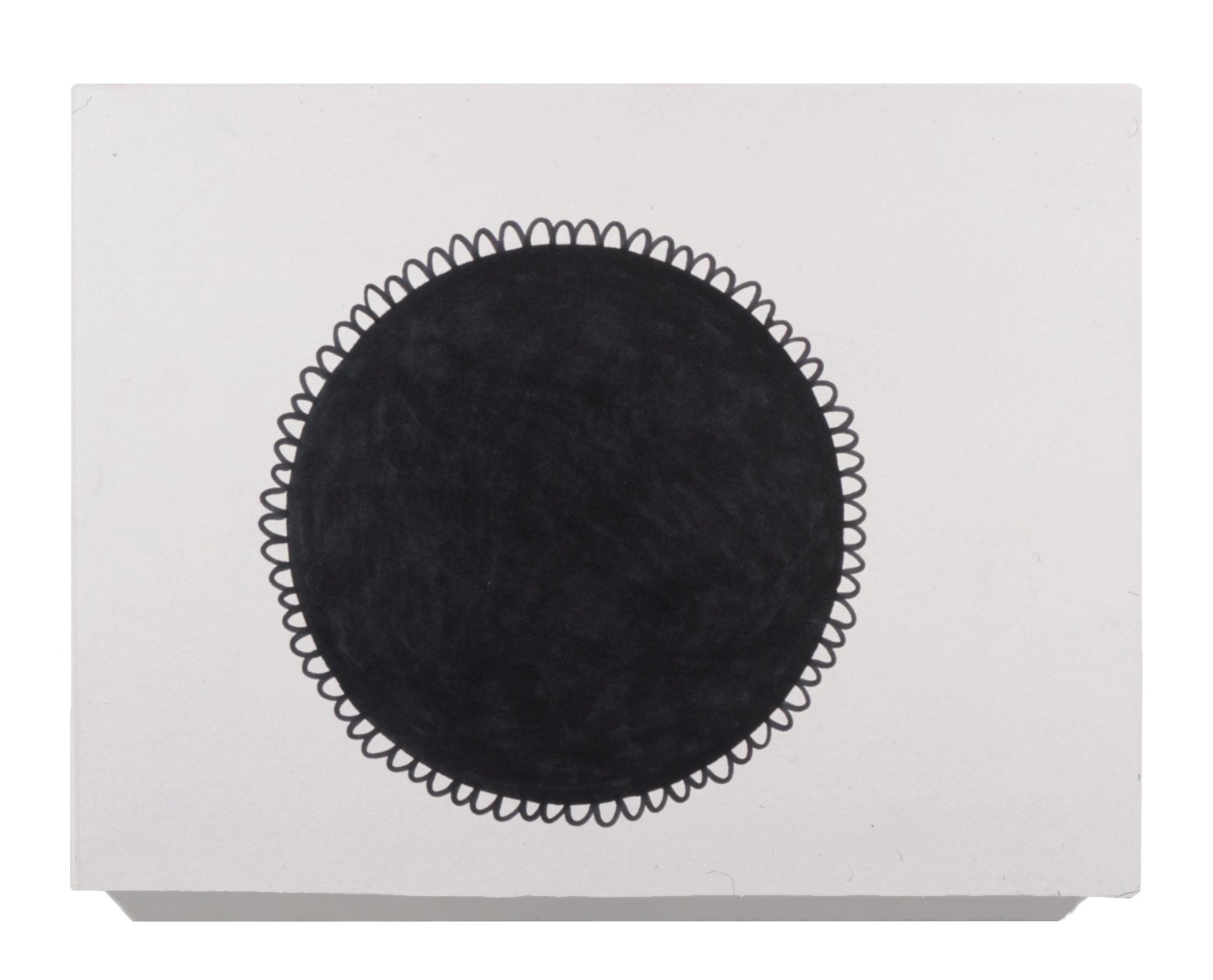 Drawings on Domino Motif, Detail, 8.5h x 11w x 1d, 1991, UC Davis