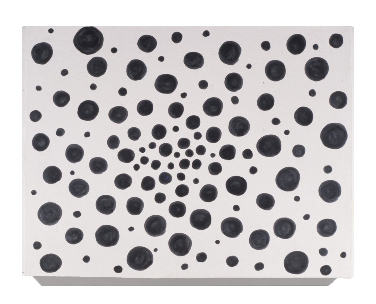 Drawings on Domino Motif, Detail, 8.5h x 11w x 1d, 1991, UC Davis