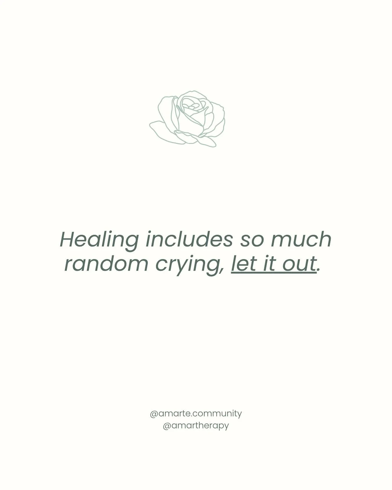The last several weeks and days have been heavy. The random crying moments feel more present. I&rsquo;m here to remind you what crying does to our nervous system. 

Crying is not a breakdown&mdash;it&rsquo;s a form of nervous system regulation. 

Whe