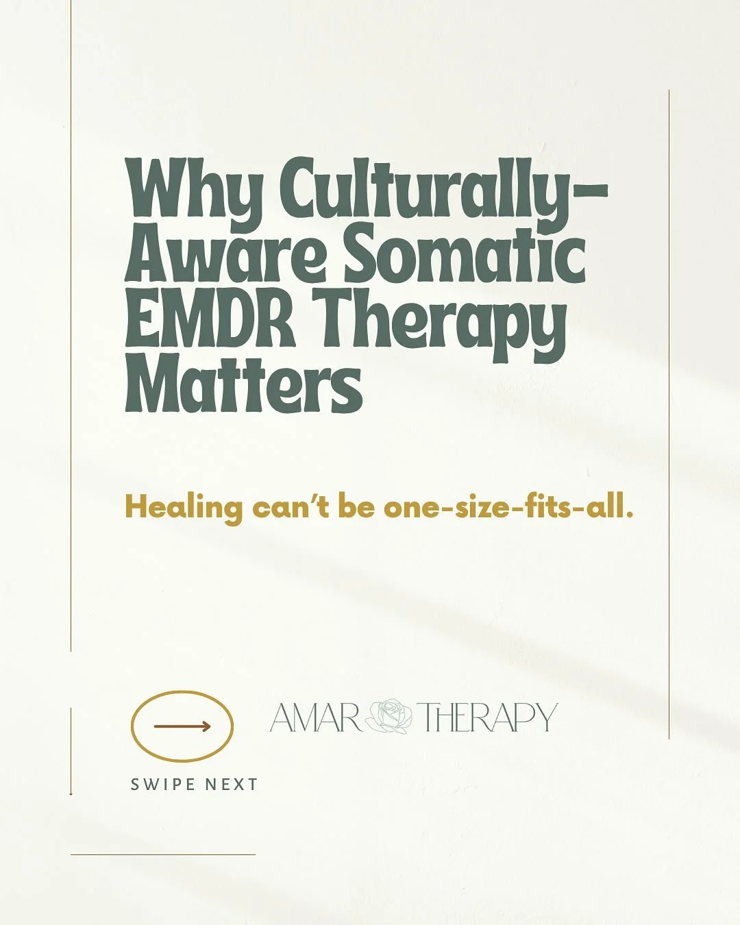 Healing isn&rsquo;t just about technique&mdash;it&rsquo;s about connection, context, and culture.
 Culturally aware somatic EMDR therapists know that trauma lives in the body and in the systems we navigate.
 If you&rsquo;re an immigrant, BIPOC, or ho