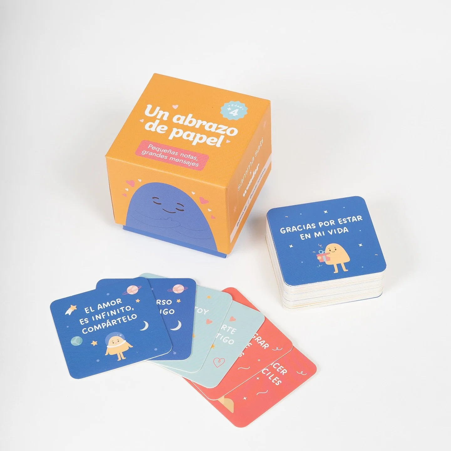 Nuestras tarjetas: ABRAZO DE PAPEL🤩💛

Este pack de 40 tarjetas de mensajes est&aacute; cuidadosamente pensado para ayudarte a fortalecer la conexi&oacute;n emocional con tus hijos a trav&eacute;s de frases que nutren, inspiran y elevan.

Cada tarje