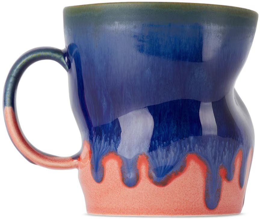 SGW Lab Blue Distorted BT031 Mug, $50