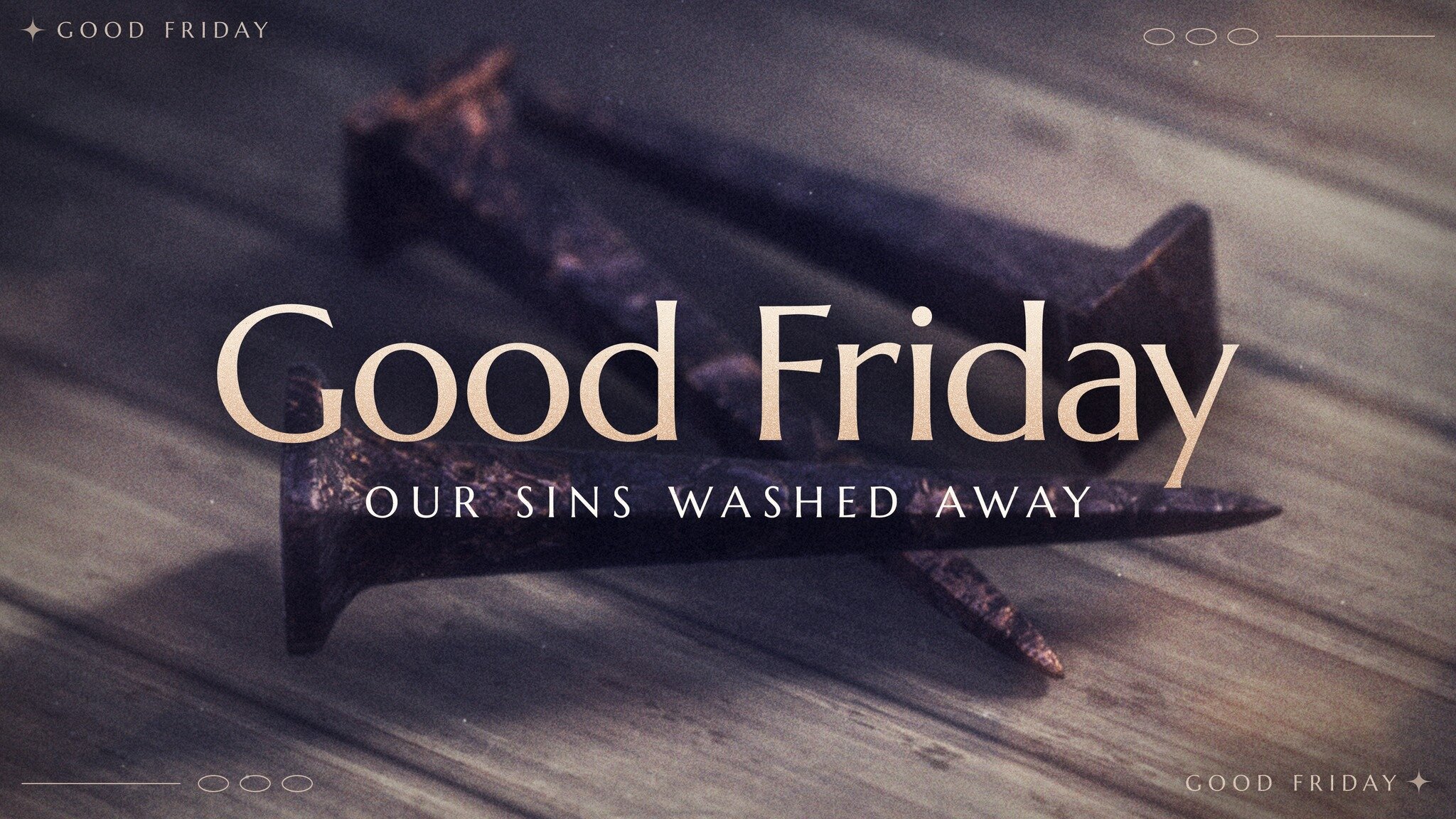 ✨ GOOD FRIDAY ✨

John 19:17-18, 28-30 || So the soldiers took charge of Jesus. Carrying his own cross, he went out to the place of the Skull (which in Aramaic is called Golgotha). There they crucified him, and with him two others&mdash;one on each si