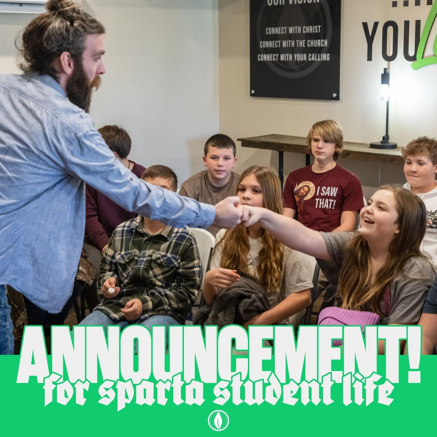 STUDENT LIFE SPARTA KIDS! We have a new order of service on Wednesday&rsquo;s! Check it out down below ⬇️
🕒 3:15 PM &ndash; Doors open 
🎉 3:15&ndash;3:45 PM &ndash; Hangout time (drinks &amp; snacks available at the caf&eacute;) 
🙌 3:45 PM &ndash;