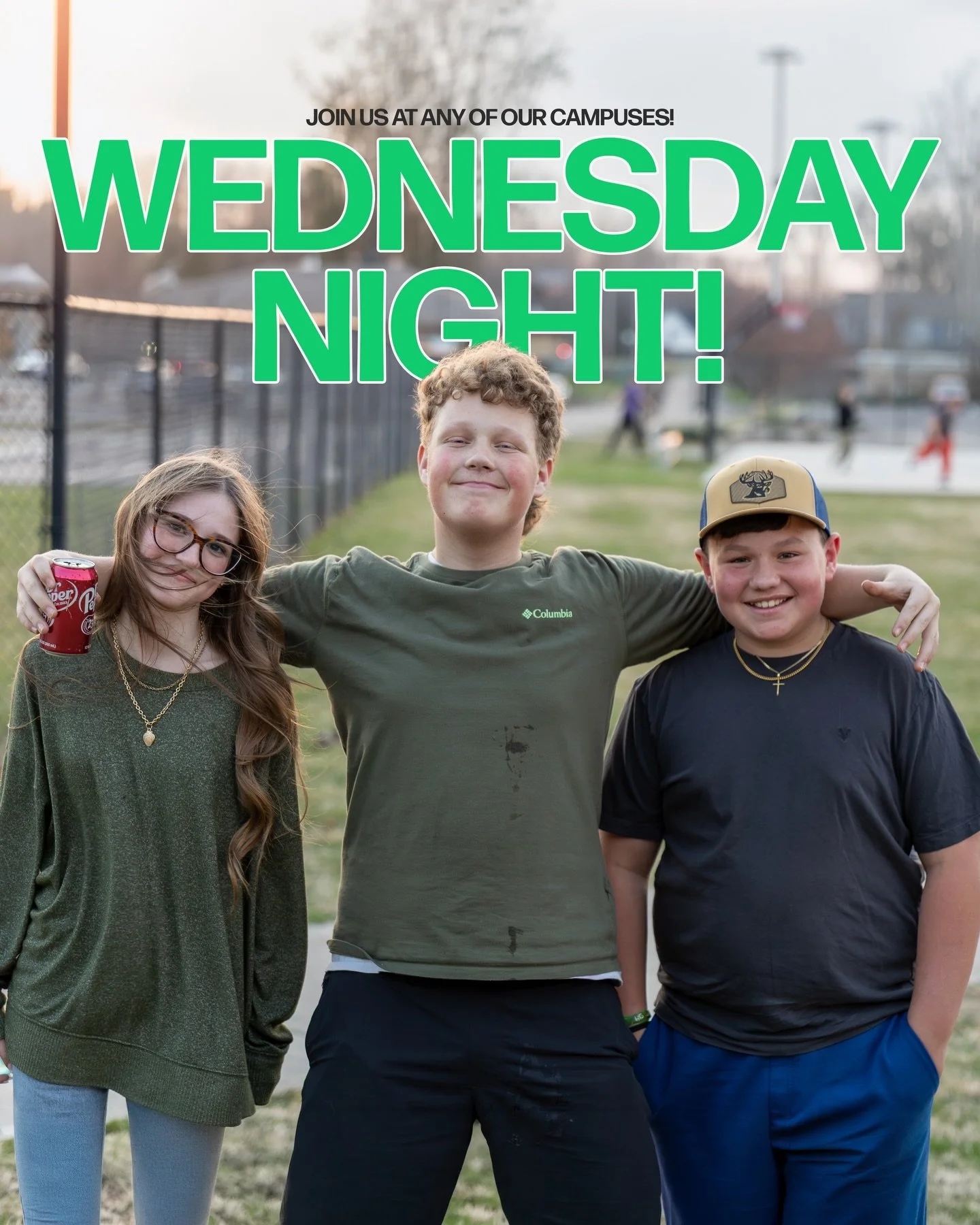 JOIN US FOR STUDENT LIFE AT ANY OF OUR CAMPUSES!
&bull;
&bull;
&bull;
 CKVL: 
Afterschool @ 3 // Service @ 6:30
Baxter:
Afterschool @ 5:30 // Service @ 6:30
Sparta:
Afterschool @ 3:15 // Service @ 3:45
Livingston:
Afterschool @ 5:30 // Service @ 6:30
