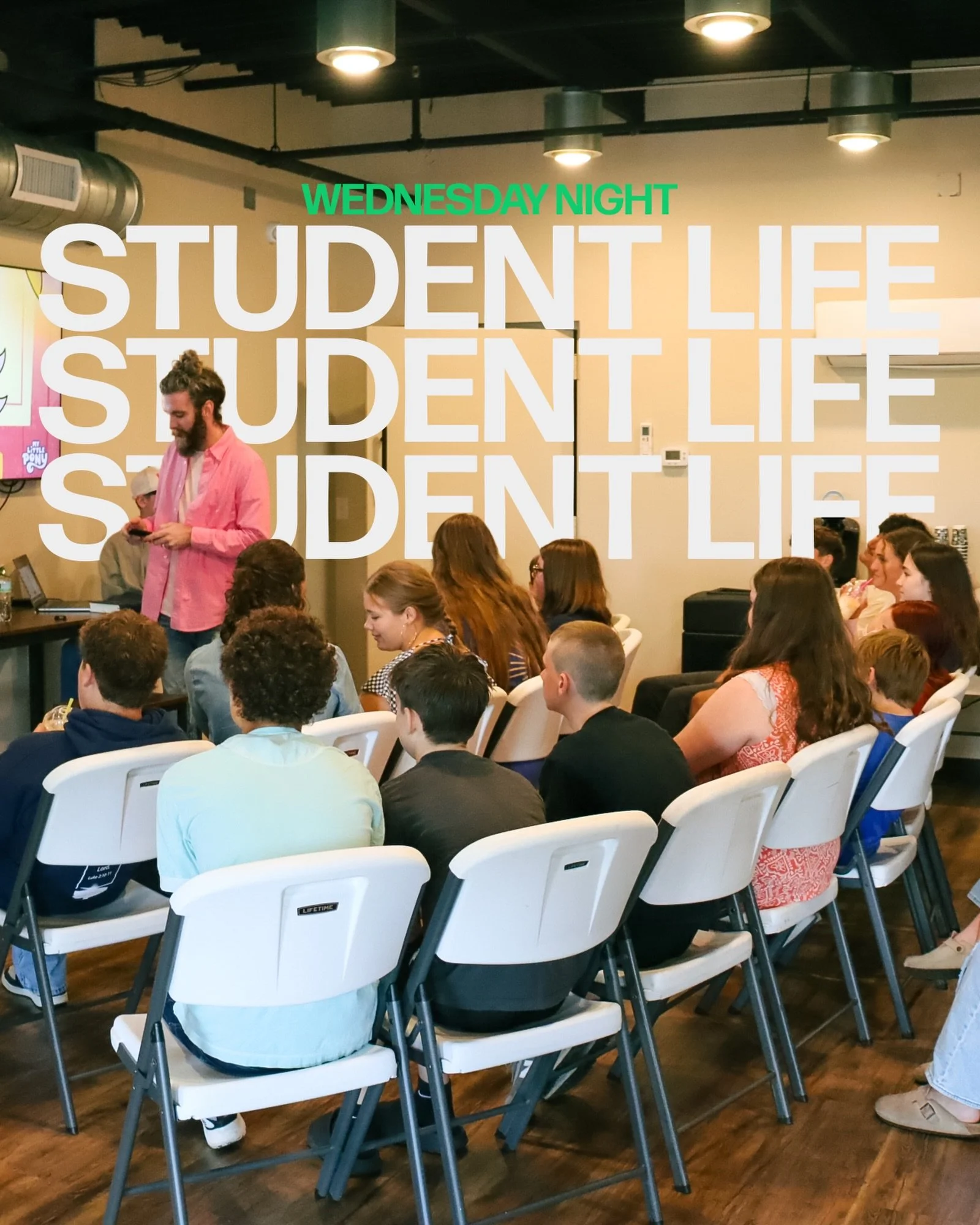 WE GOT STUDENT LIFE TOMORROW Y'ALL 

CKVL:
Afterschool @ 3 // Service @ 6:30

Baxter:
Afterschool @ 5:30 // Service @ 6:30

Sparta:
Afterschool @ 3:15 // Service @ 3:45

Livingston:
Afterschool @ 5:30 // Service @ 6:30

don't forget, YOU are invited 