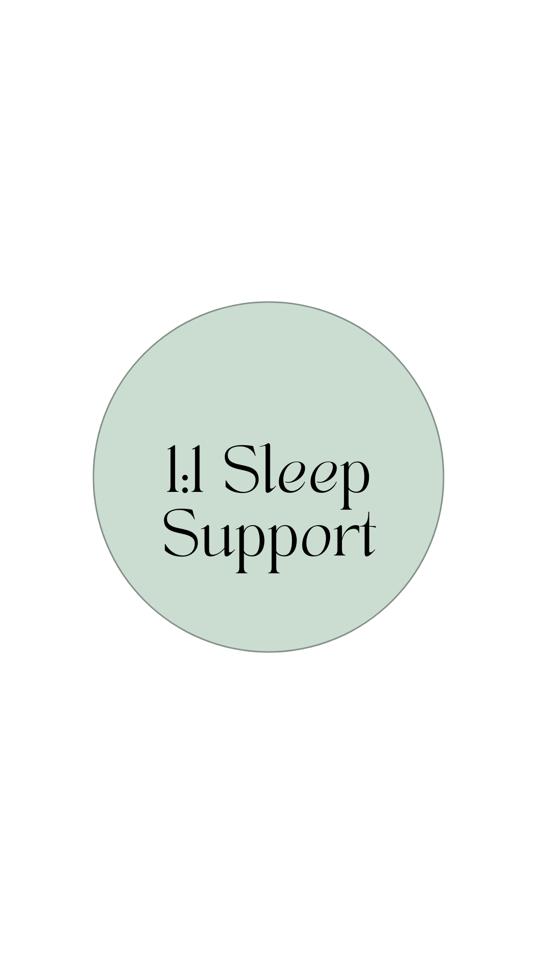 1:1 Sleep Support